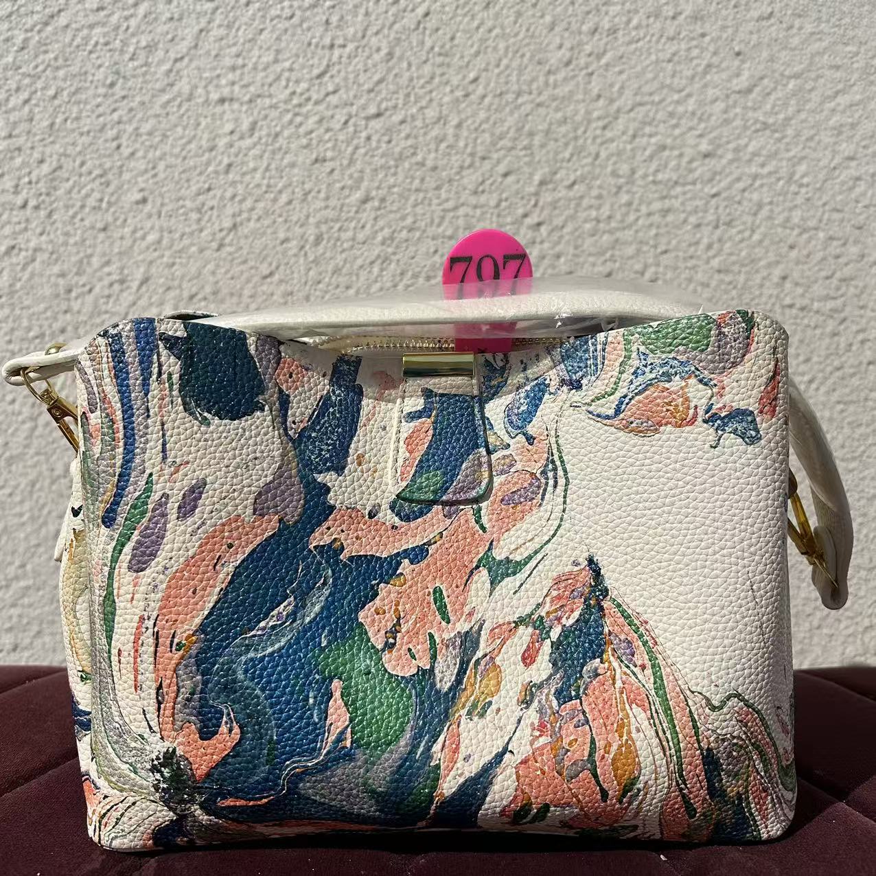 [Square Leather BAG 797]