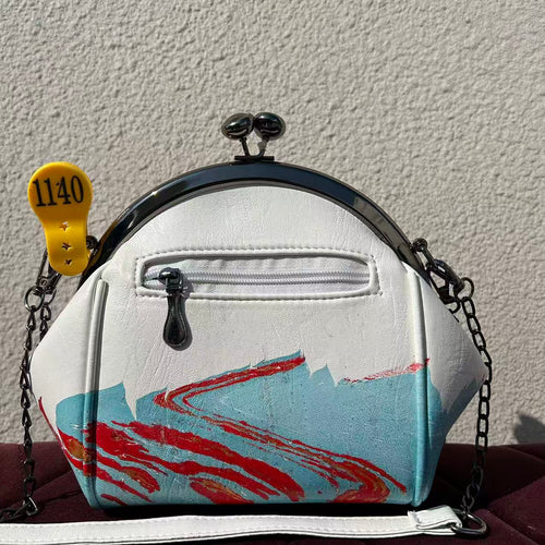 [Kiss-Lock Frame Crossbody Bag 1140]