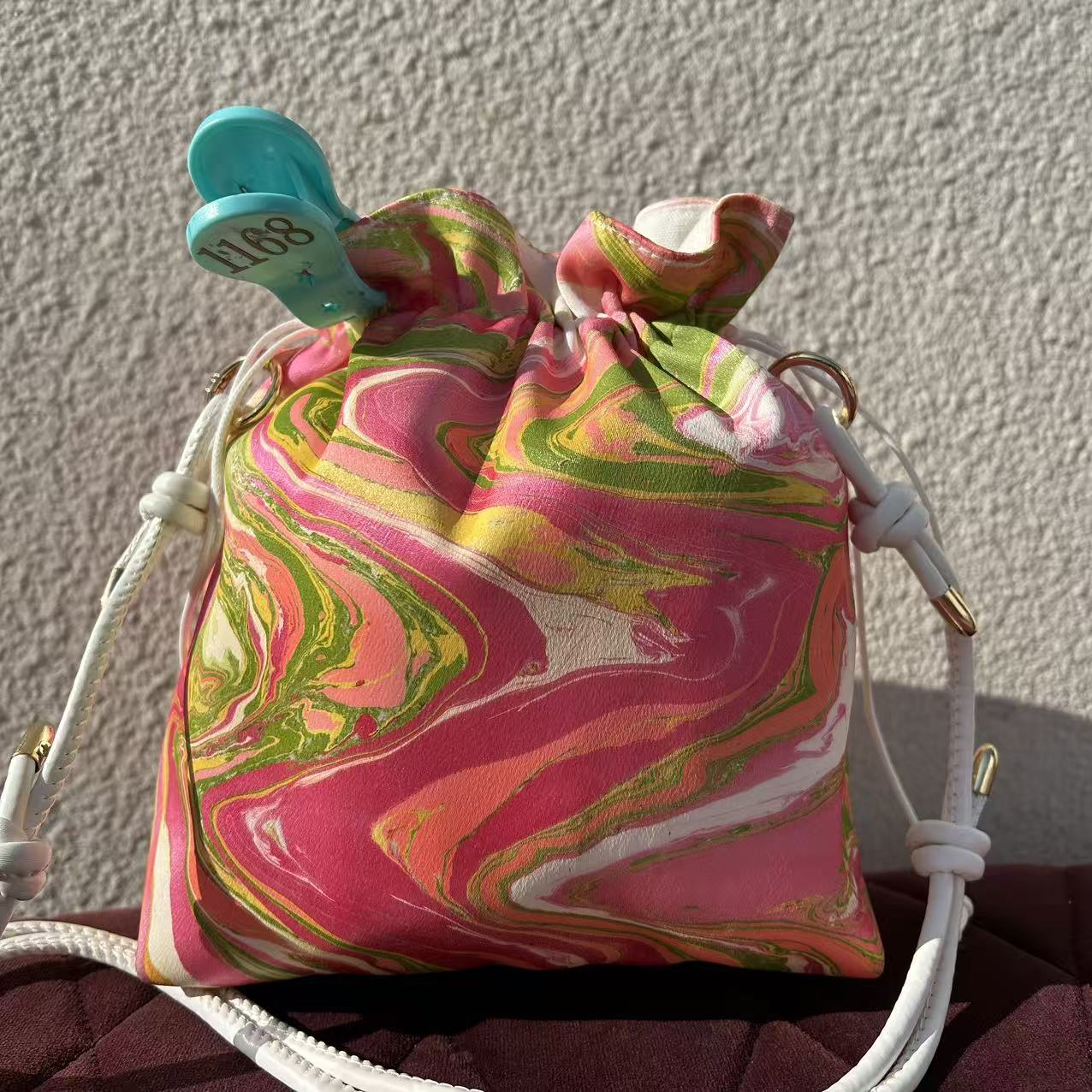 [Drawstring pouch bag 1168]