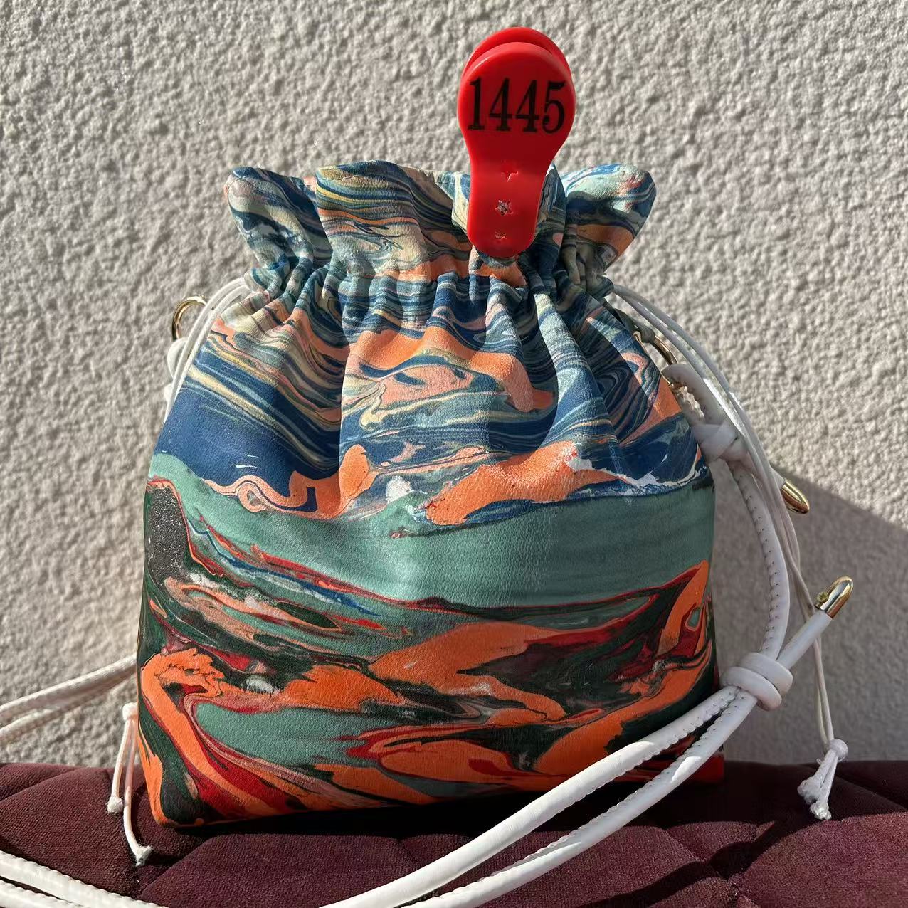 [Drawstring pouch bag 1445]