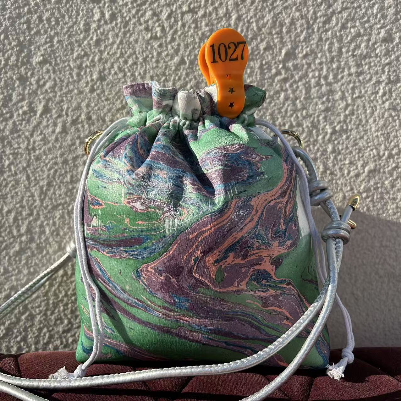 【Drawstring pouch bag 1027】