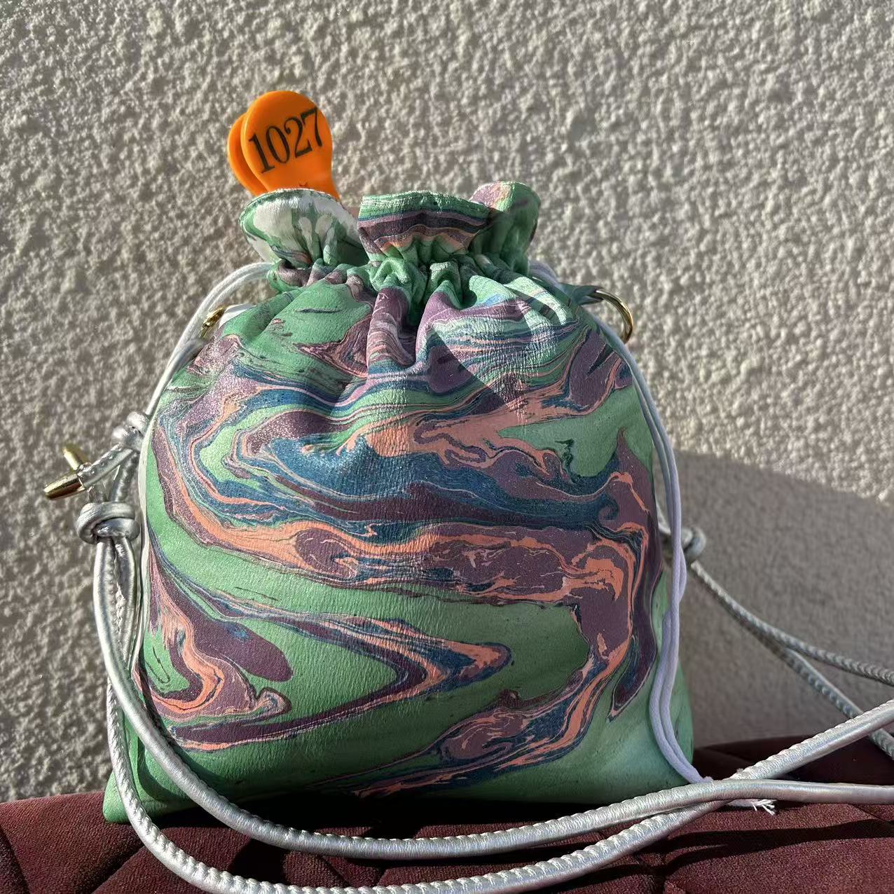 【Drawstring pouch bag 1027】