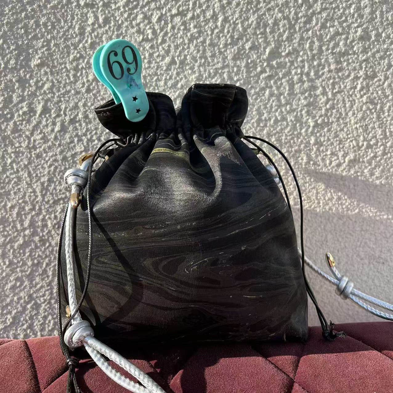 【Drawstring pouch bag 69】