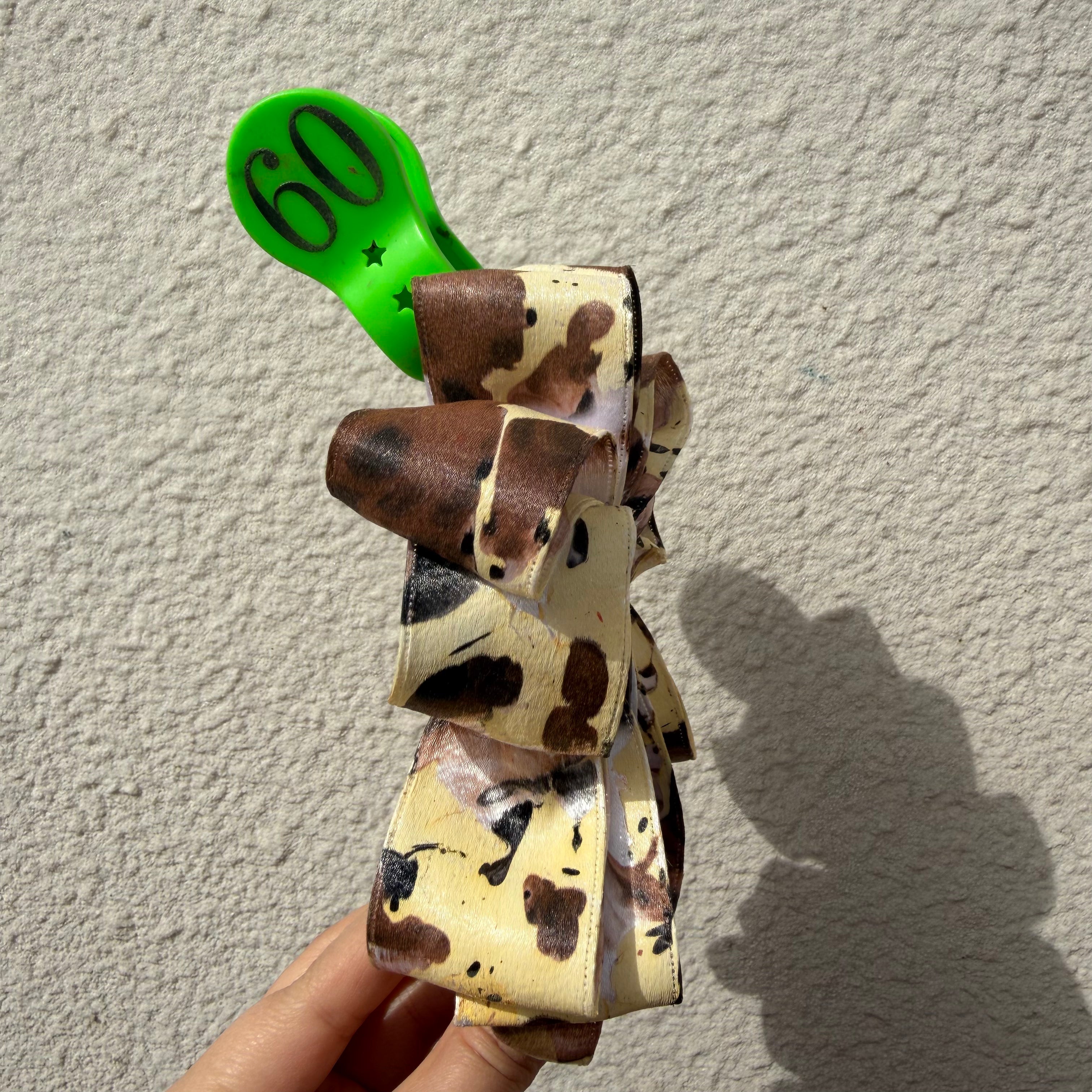 【Handmade Bow Hair Claw Clip 060】