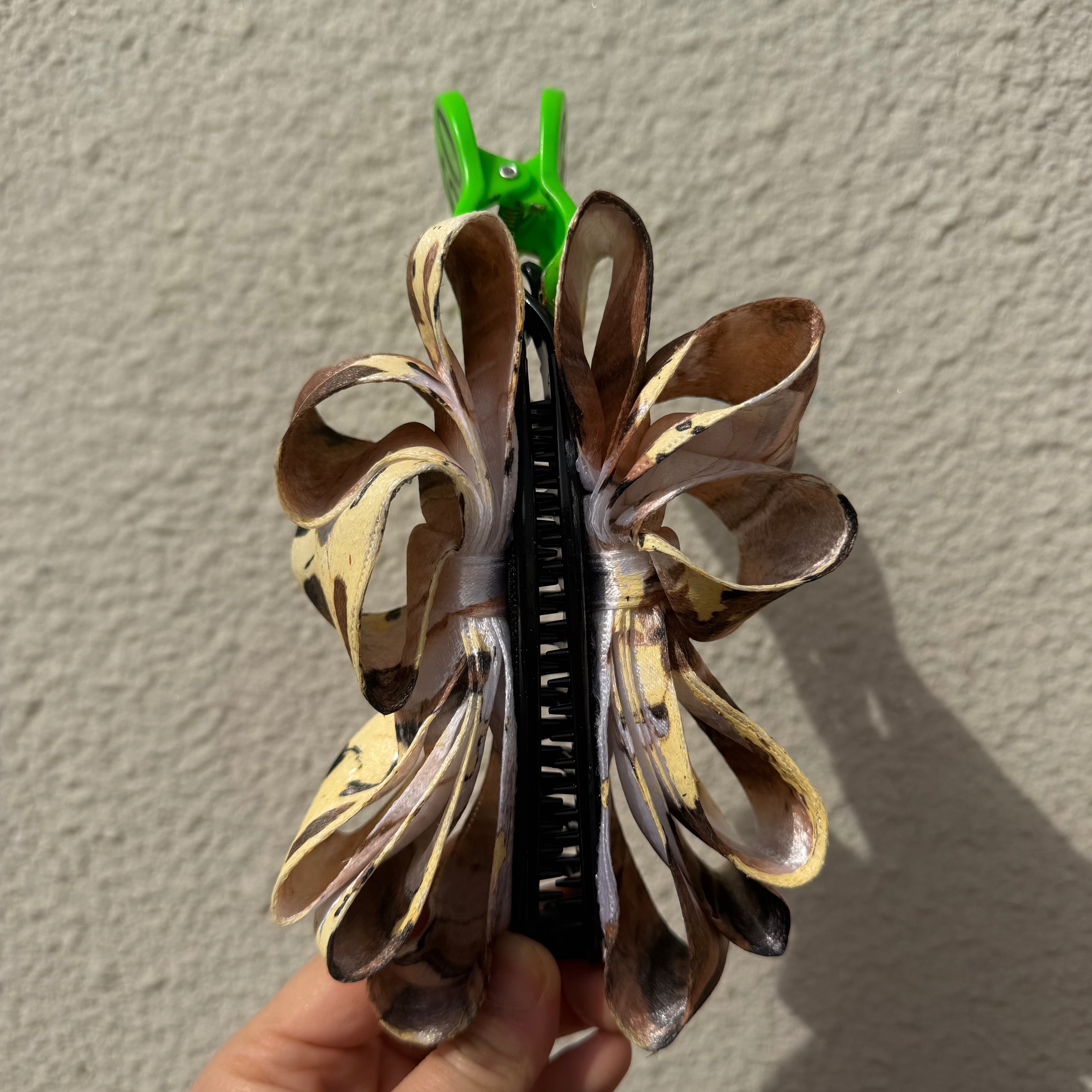 【Handmade Bow Hair Claw Clip 060】