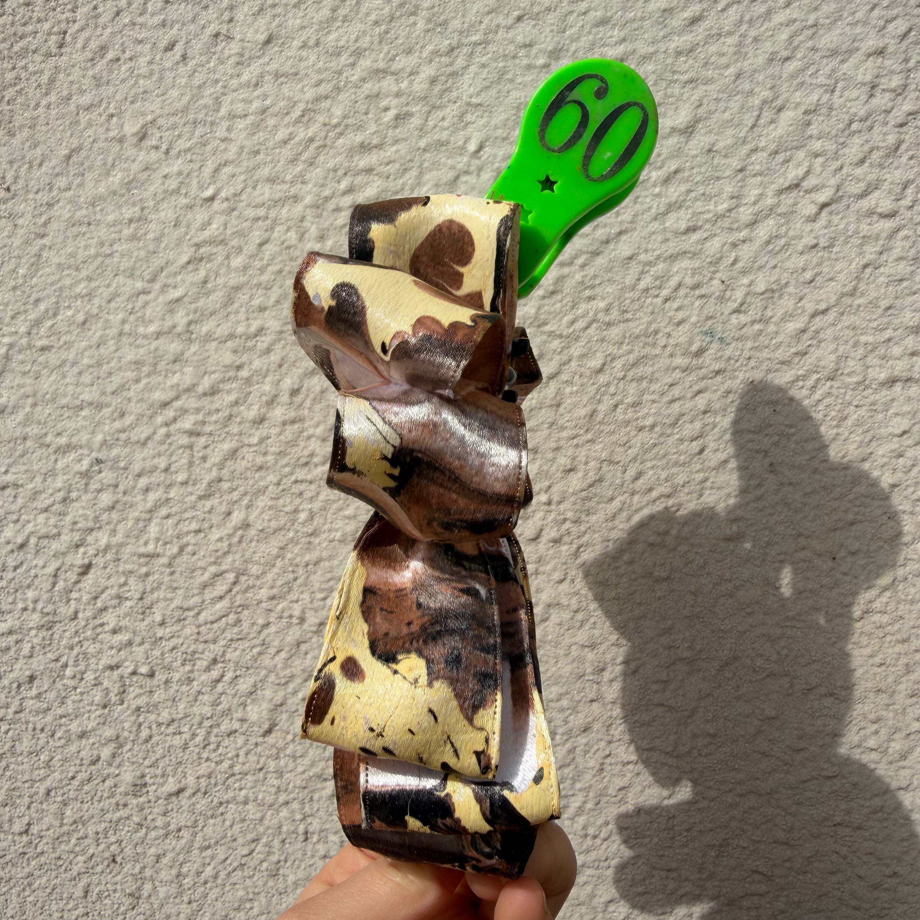 【Handmade Bow Hair Claw Clip 060】