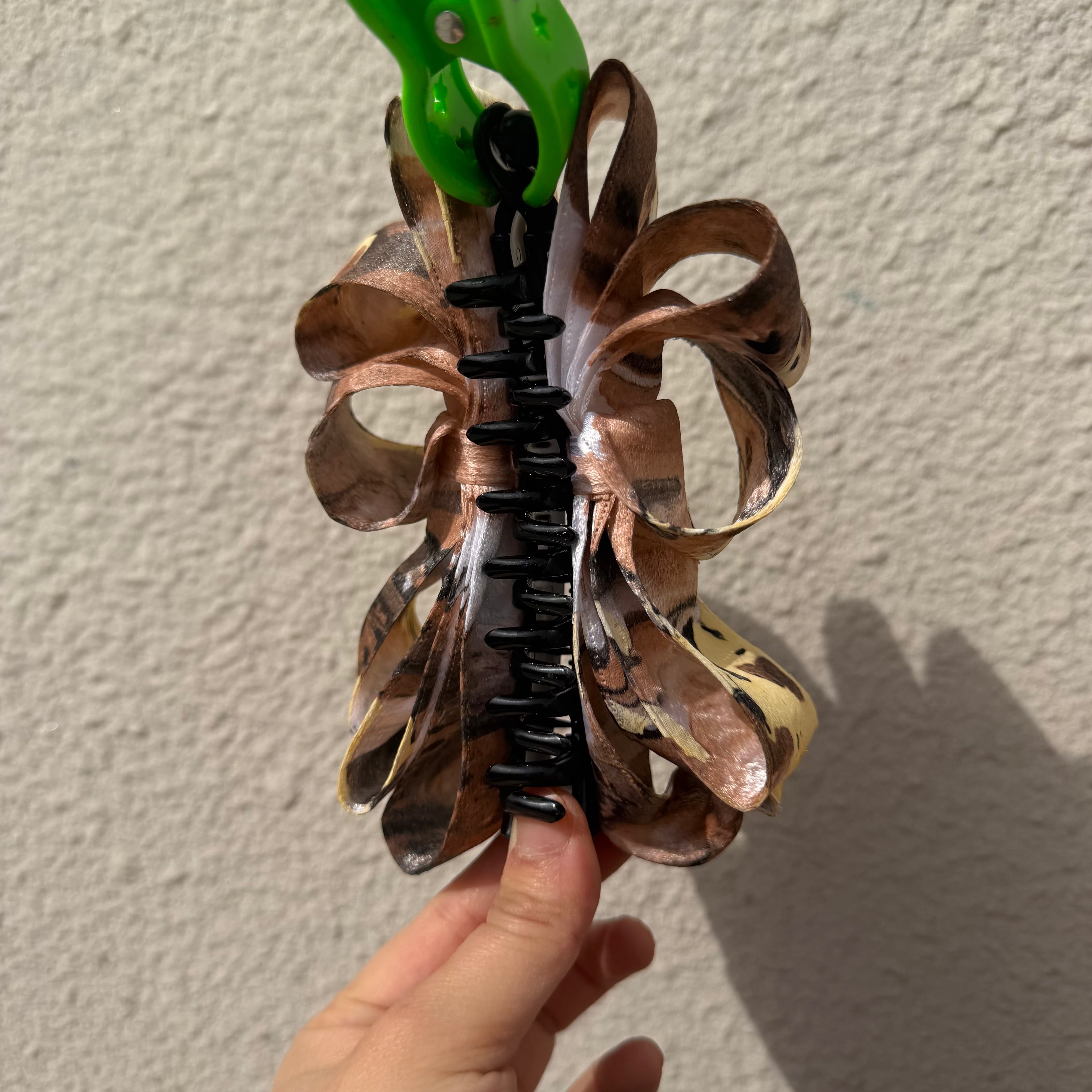 【Handmade Bow Hair Claw Clip 060】