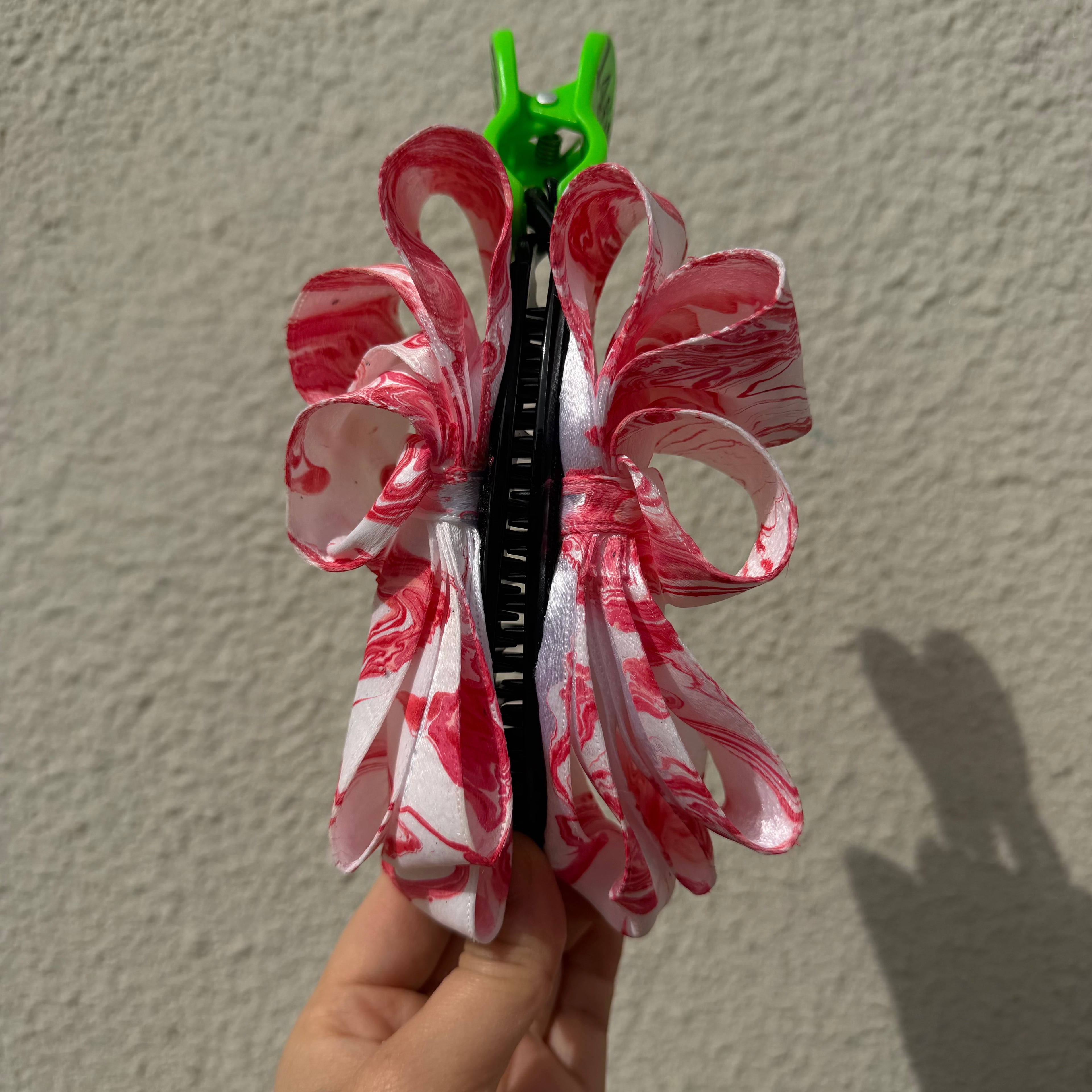 【Handmade Bow Hair Claw Clip 1460】