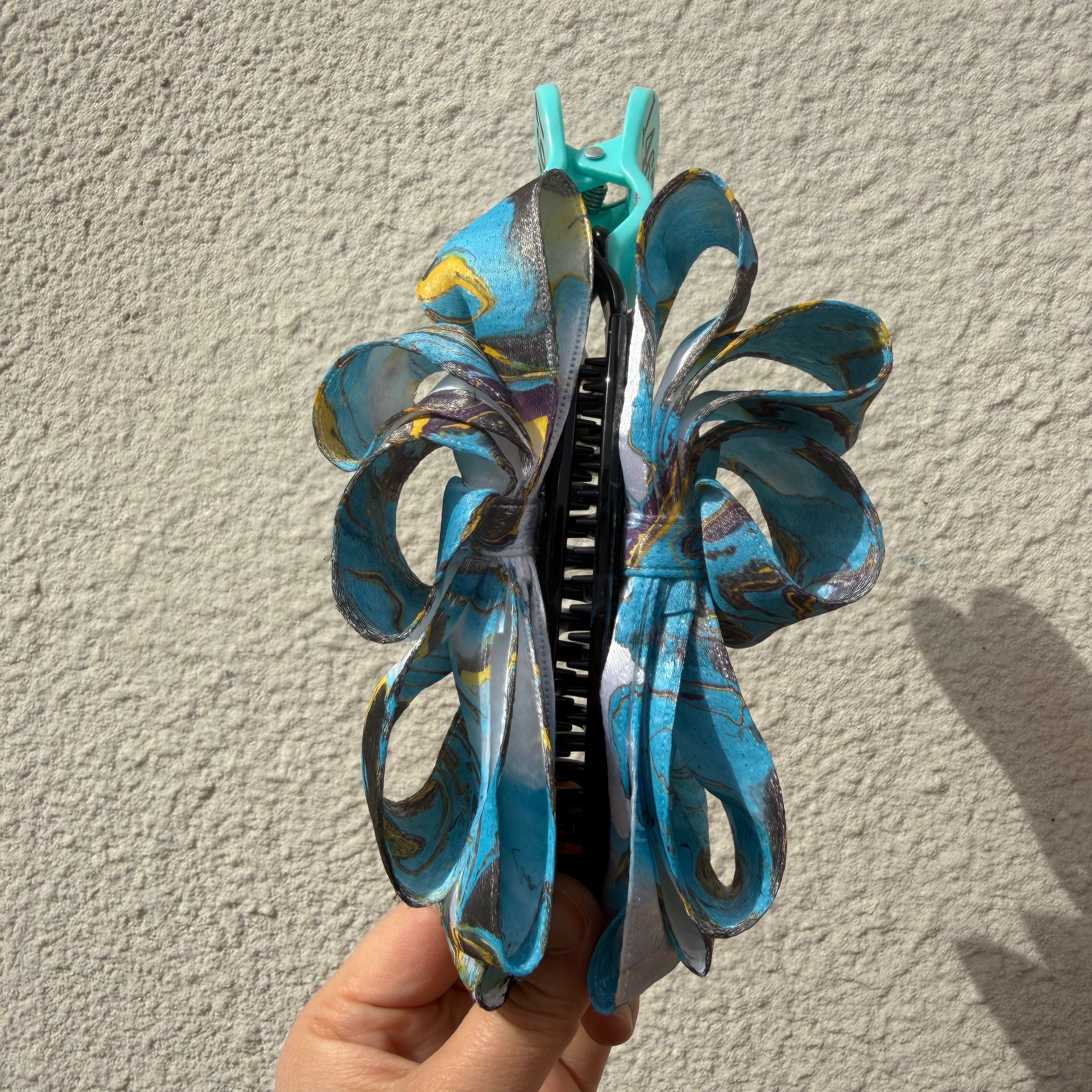 【Handmade Bow Hair Claw Clip 1467】