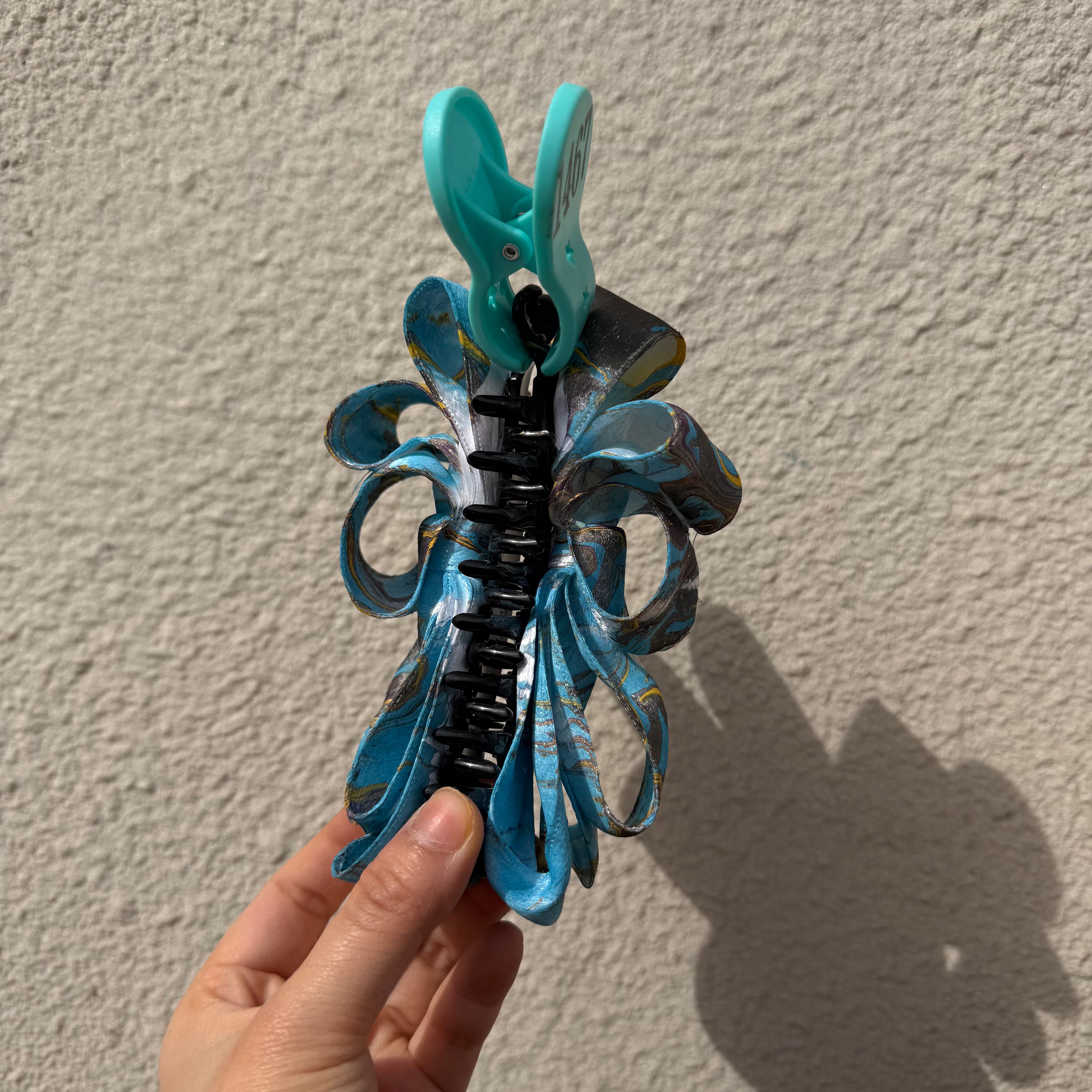 【Handmade Bow Hair Claw Clip 1467】