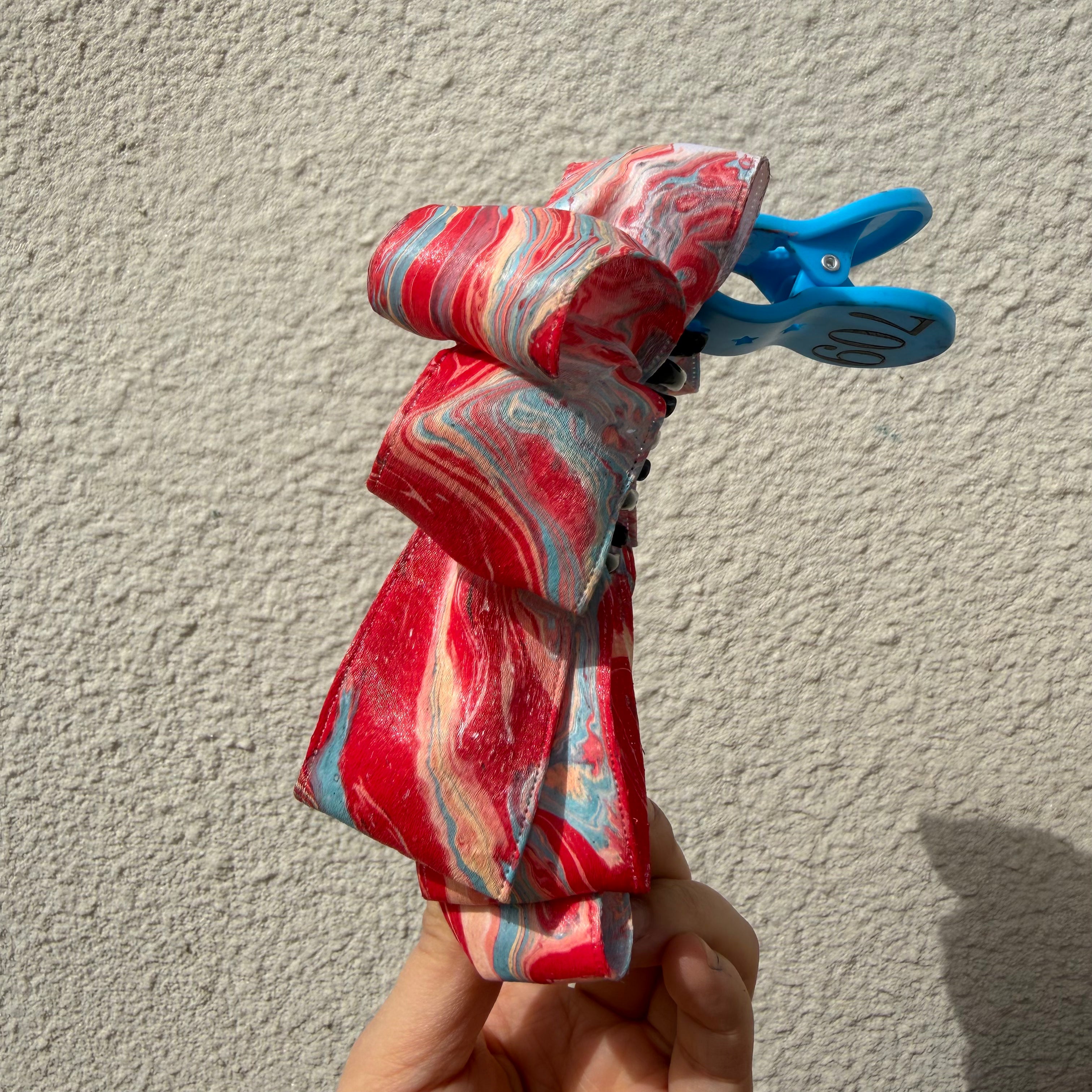 【Handmade Bow Hair Claw Clip 709】