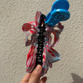 【Handmade Bow Hair Claw Clip 709】