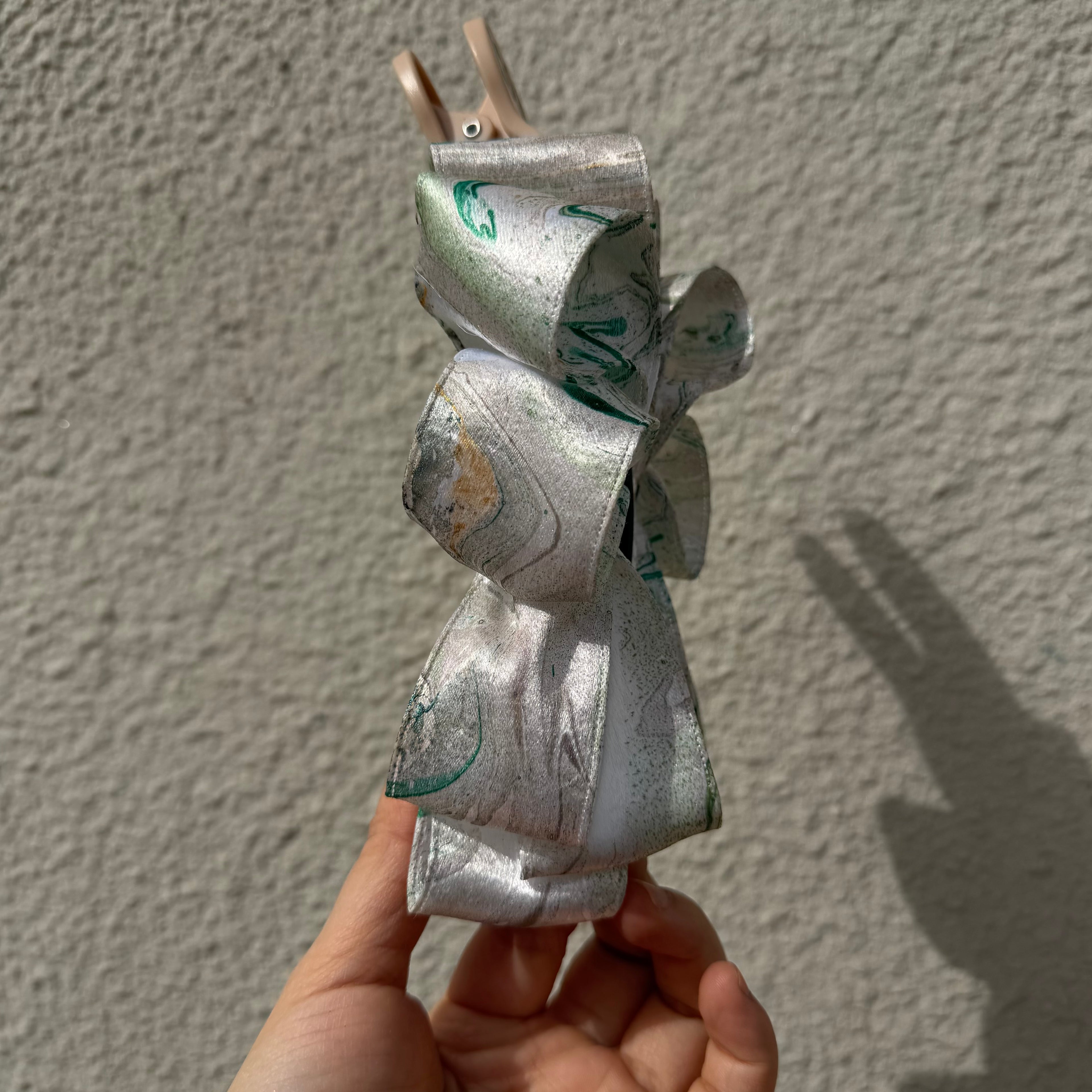 【Handmade Bow Hair Claw Clip 1384】