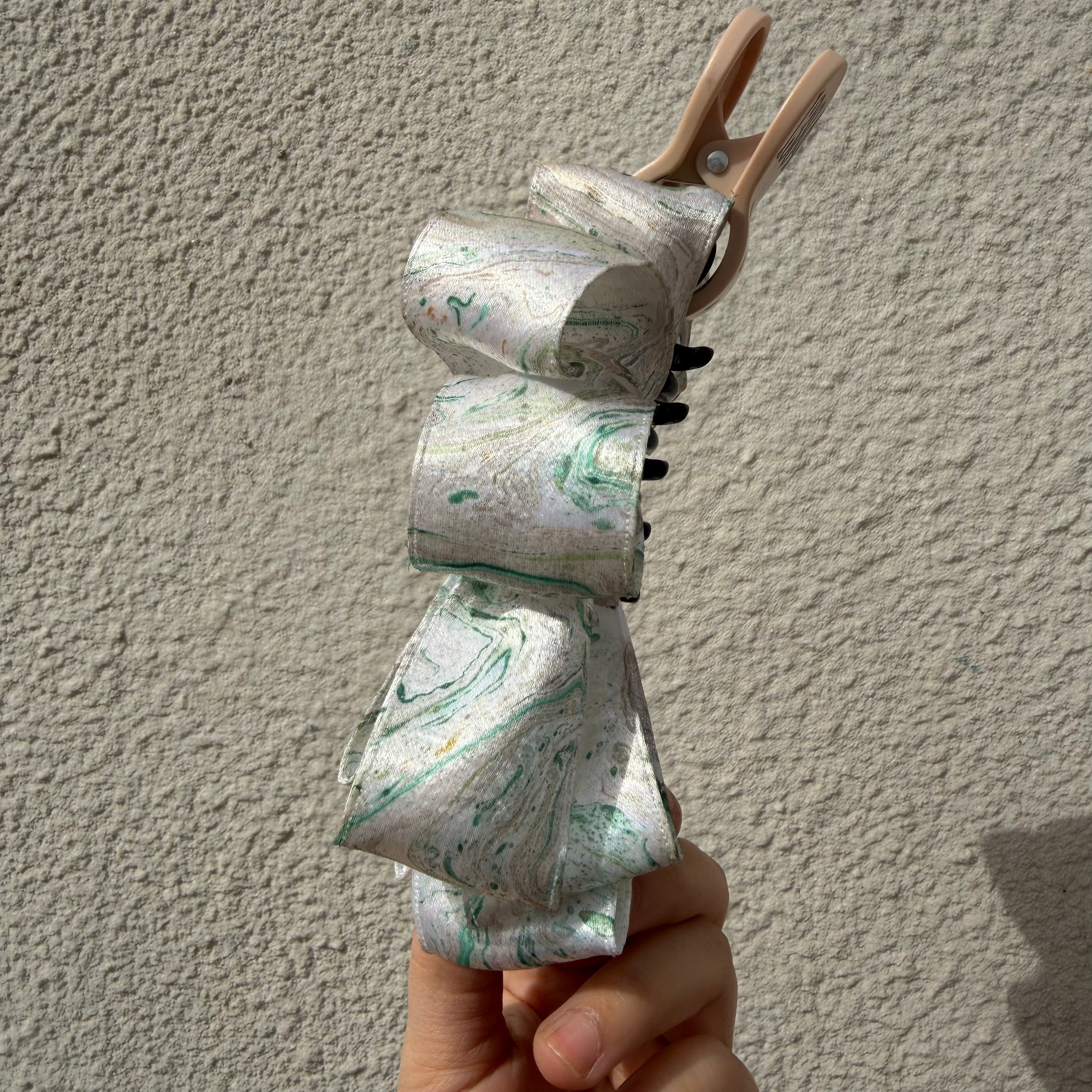 【Handmade Bow Hair Claw Clip 1384】