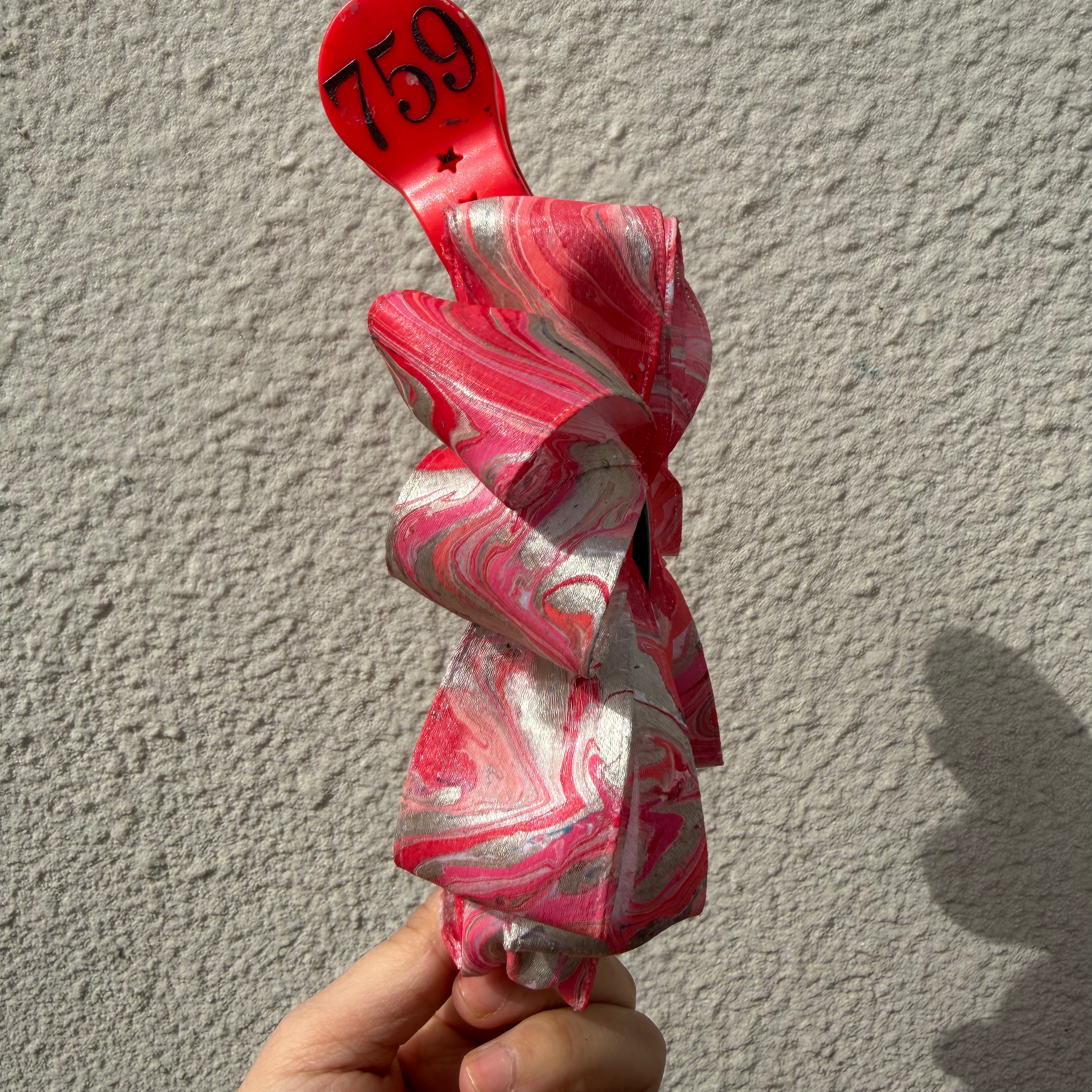 【Handmade Bow Hair Claw Clip 759】