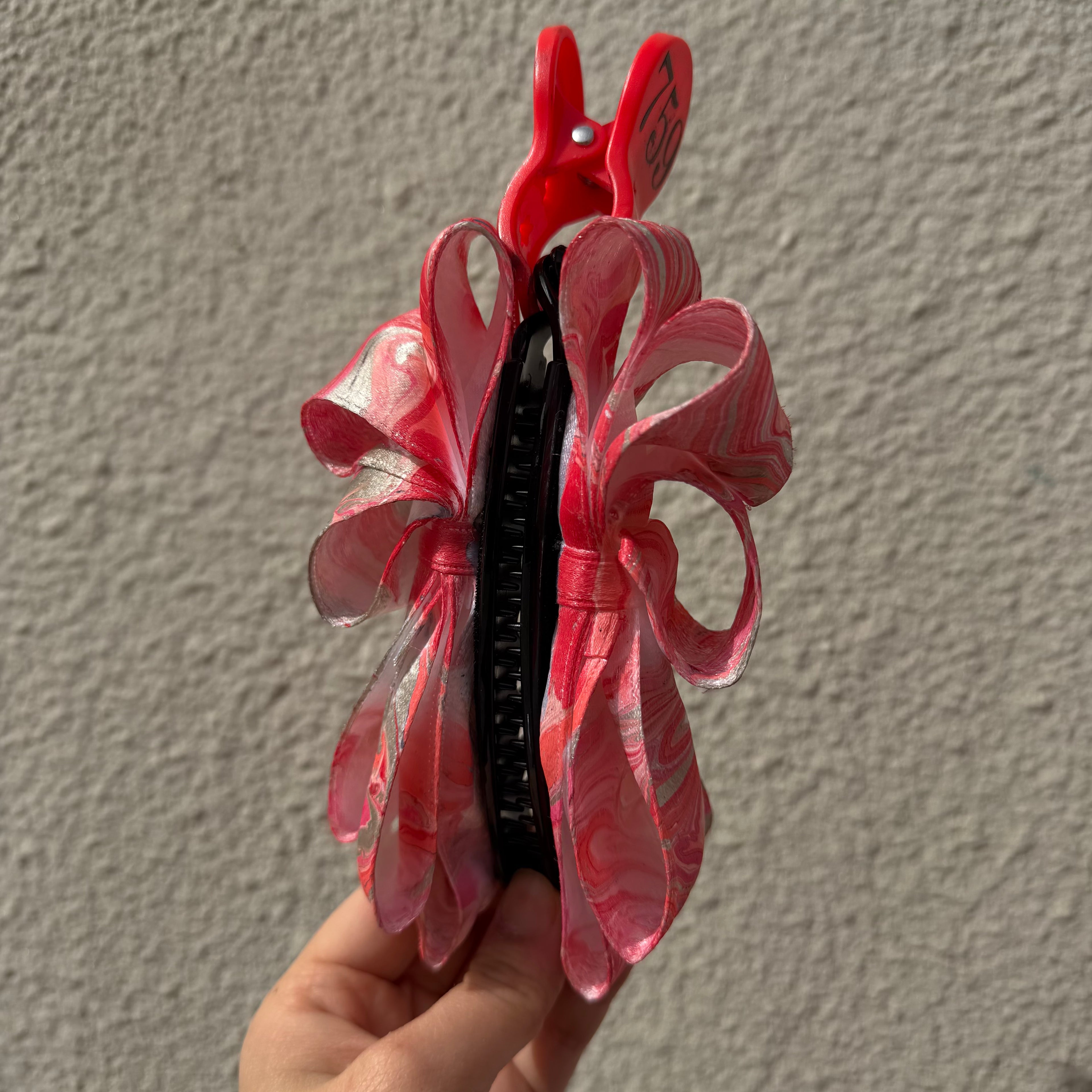 【Handmade Bow Hair Claw Clip 759】