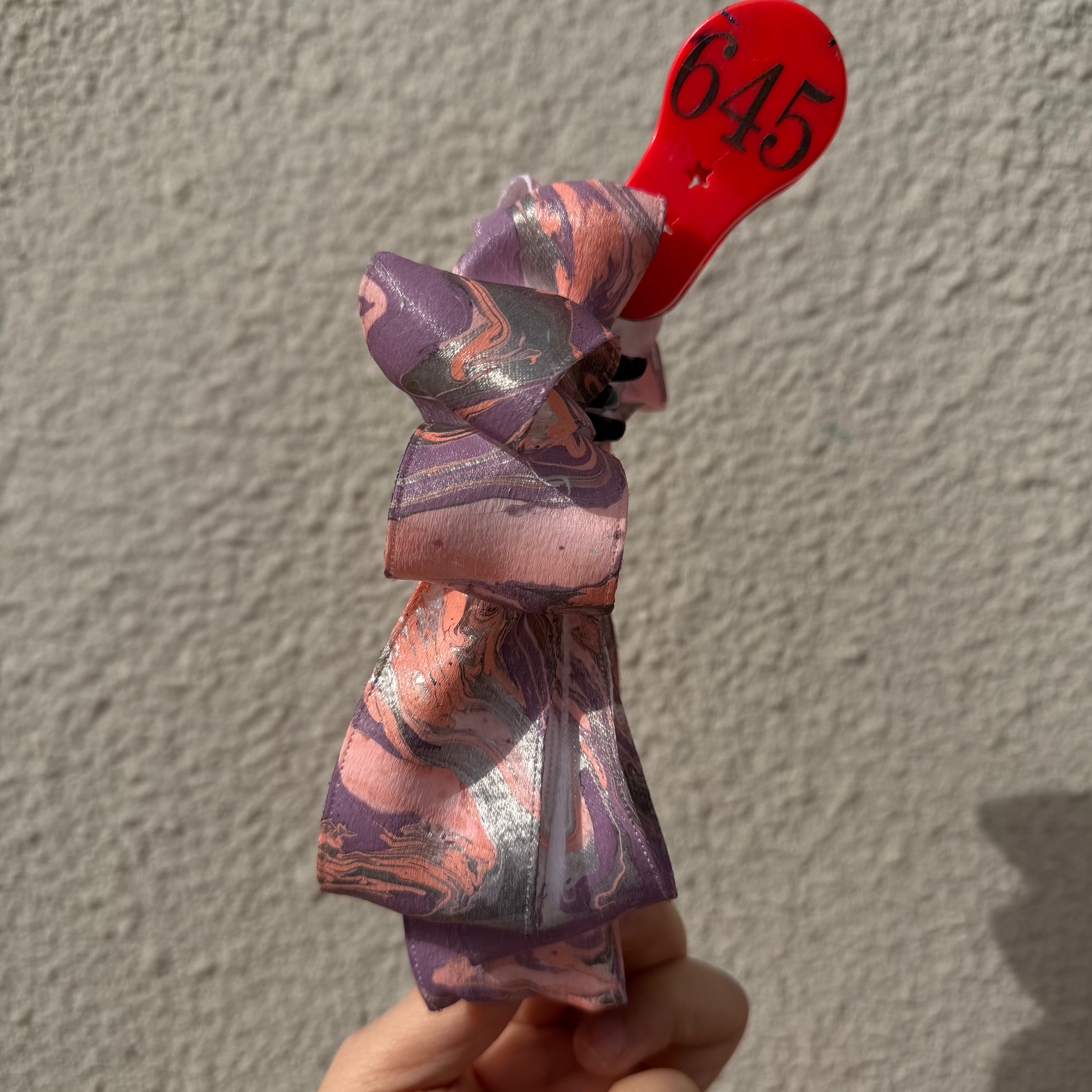 【Handmade Bow Hair Claw Clip 645】