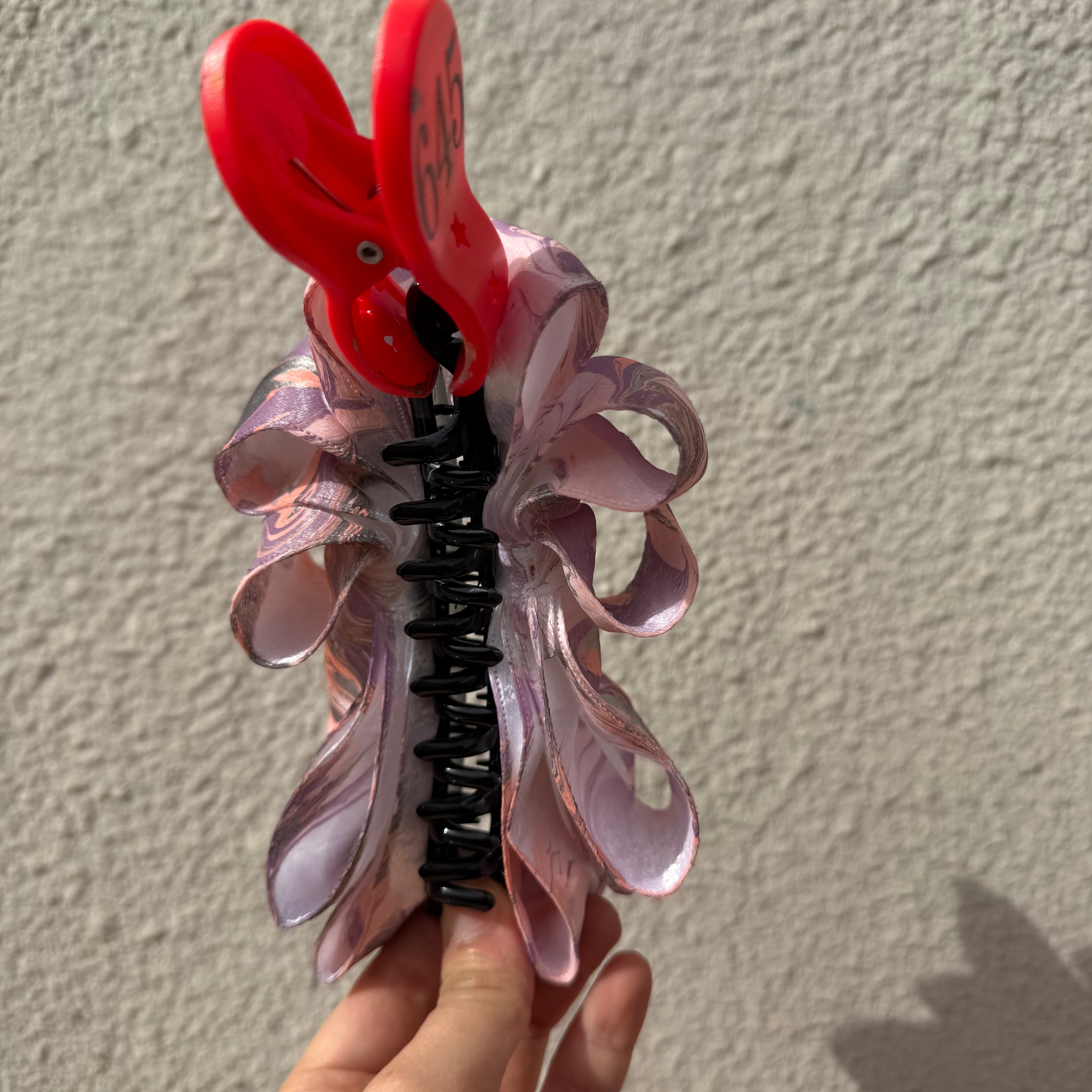 【Handmade Bow Hair Claw Clip 645】