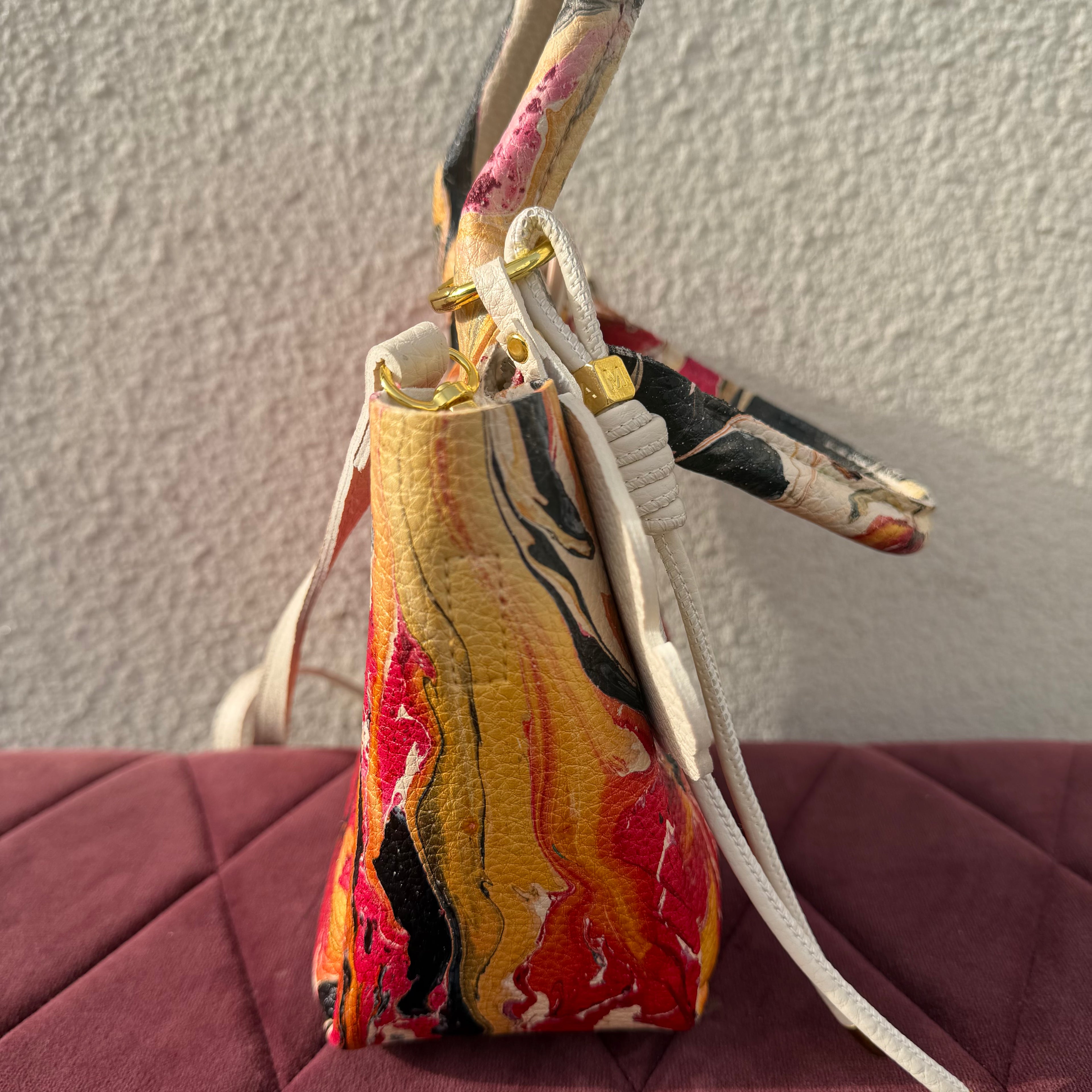 【leather crossbody bag 1381】