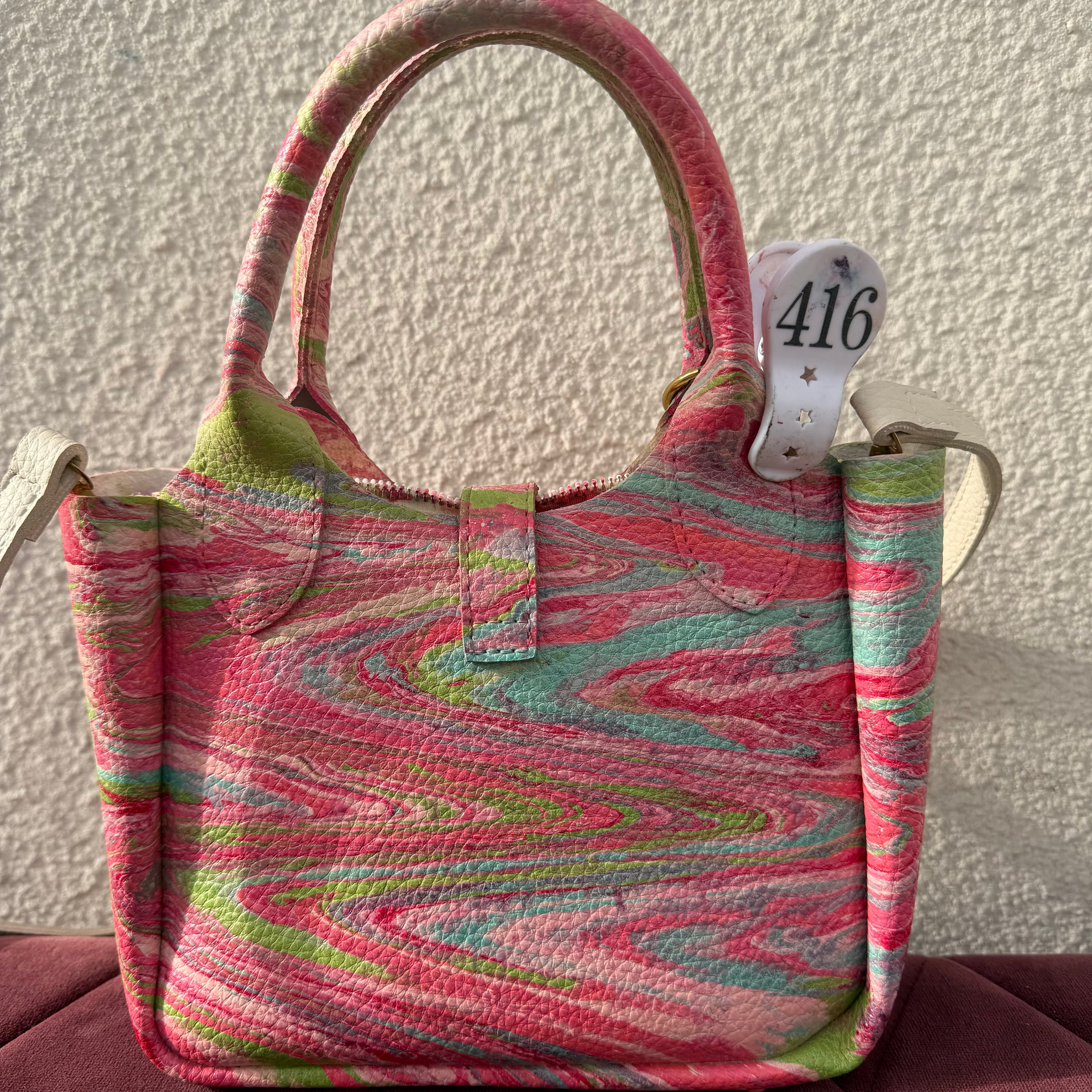 【leather crossbody bag 416】