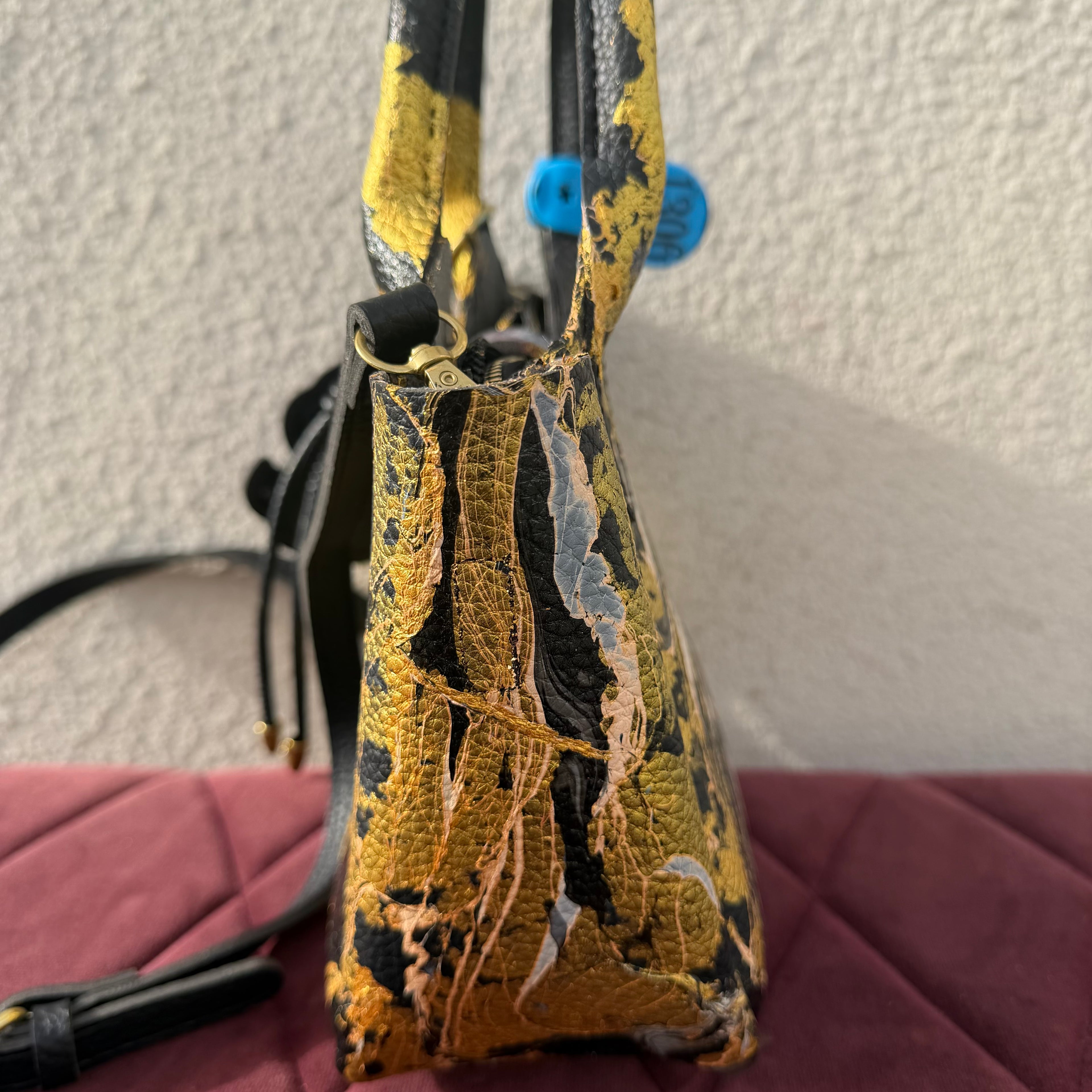 【leather crossbody bag 1306】