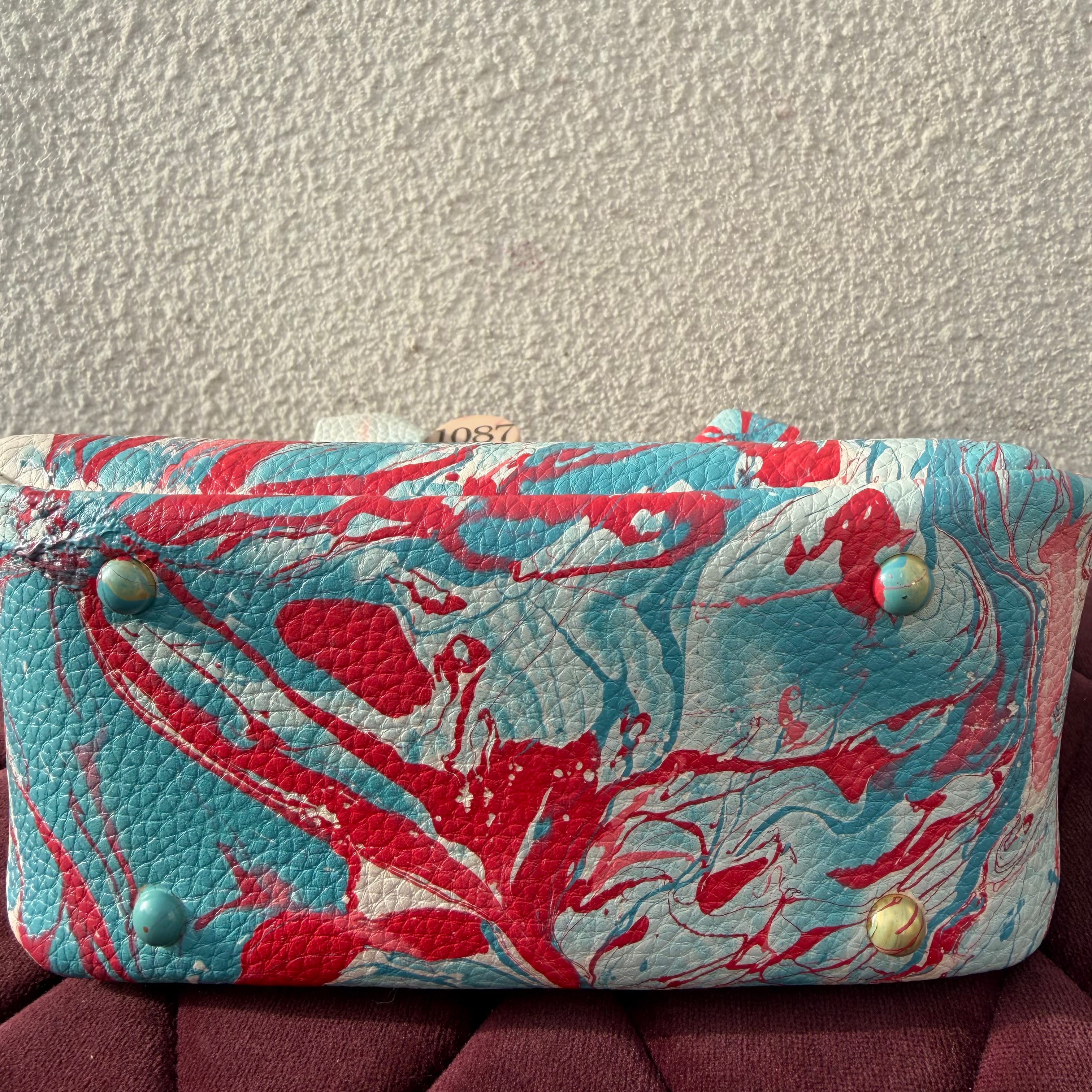 【leather crossbody bag 1087】