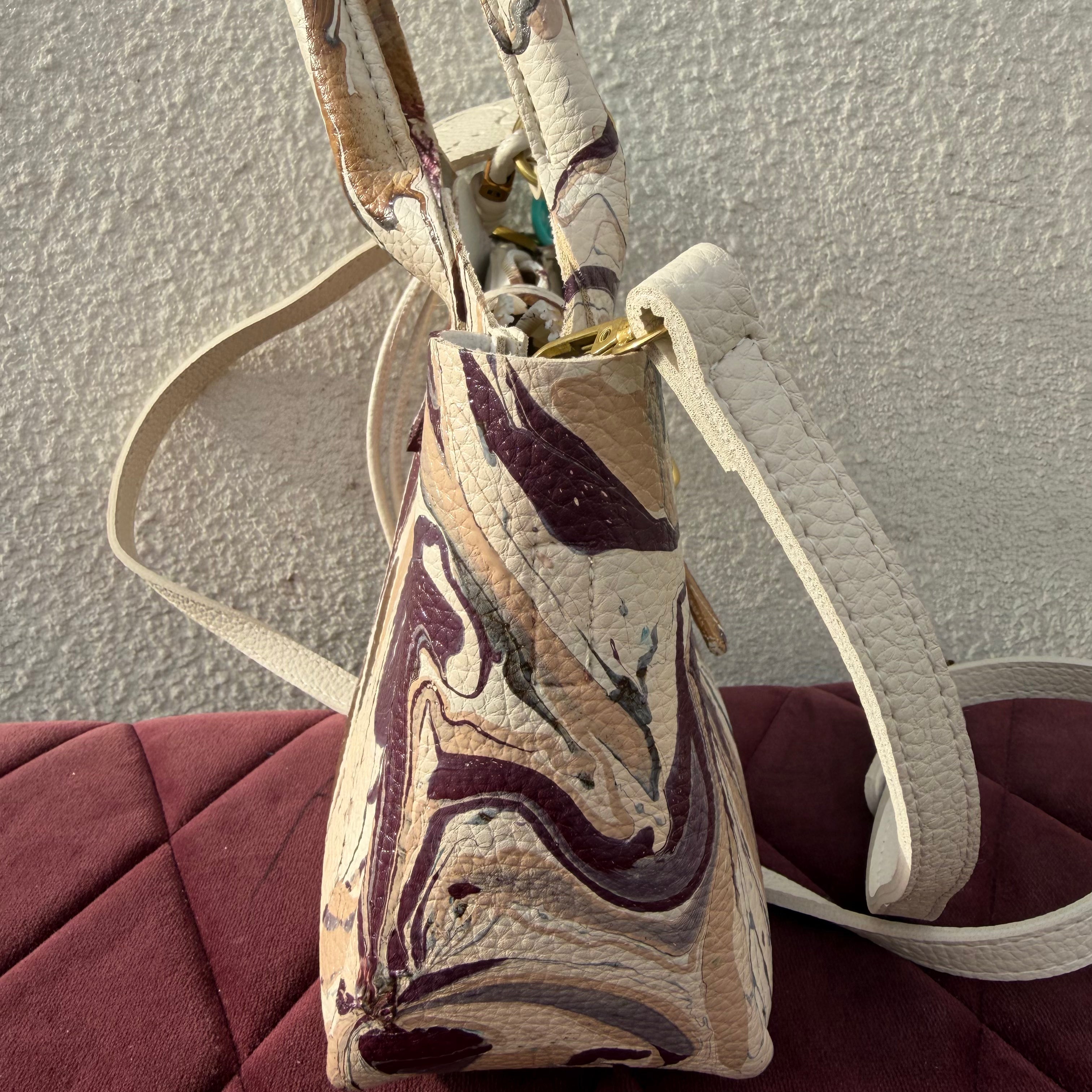 【leather crossbody bag 663】