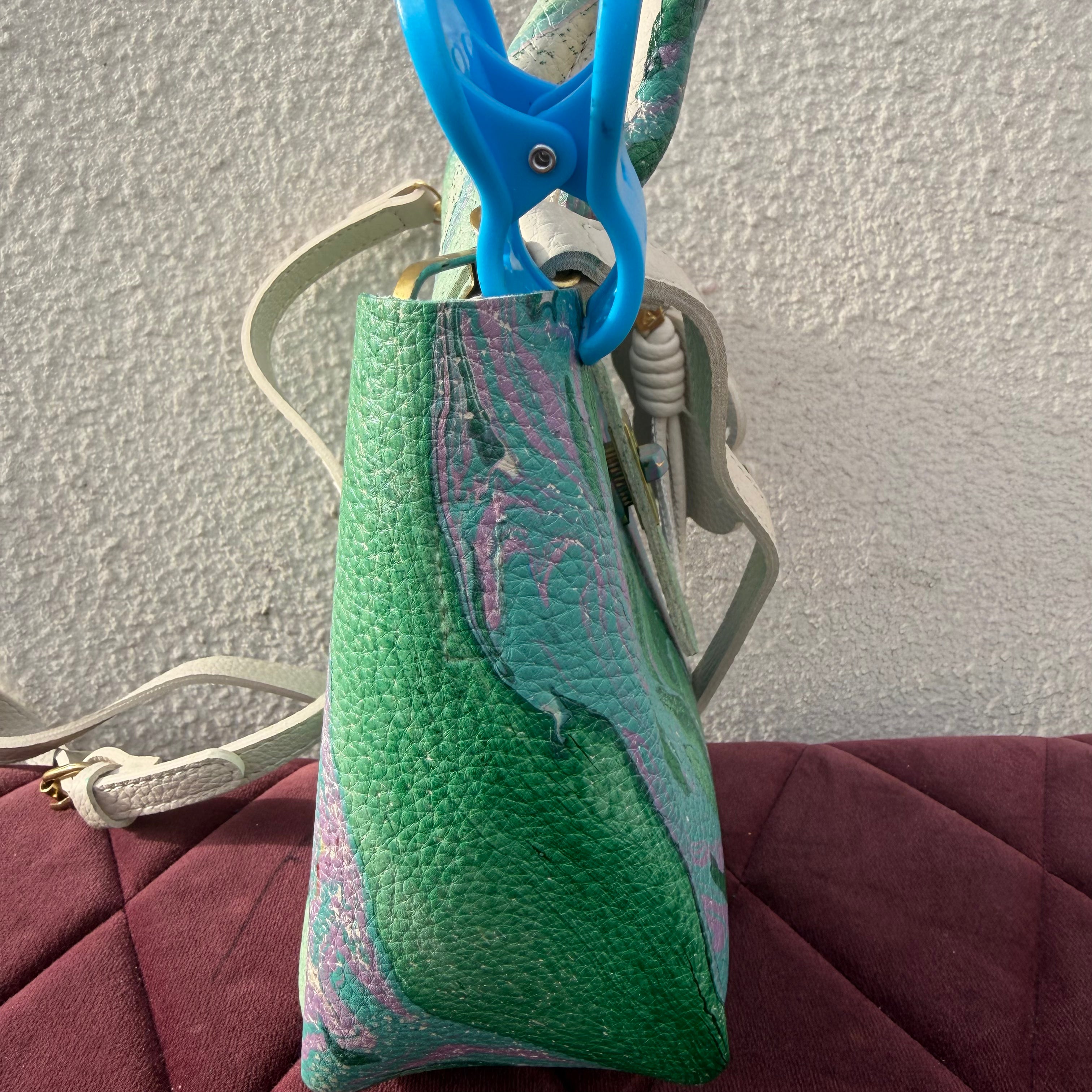 【leather crossbody bag 710】