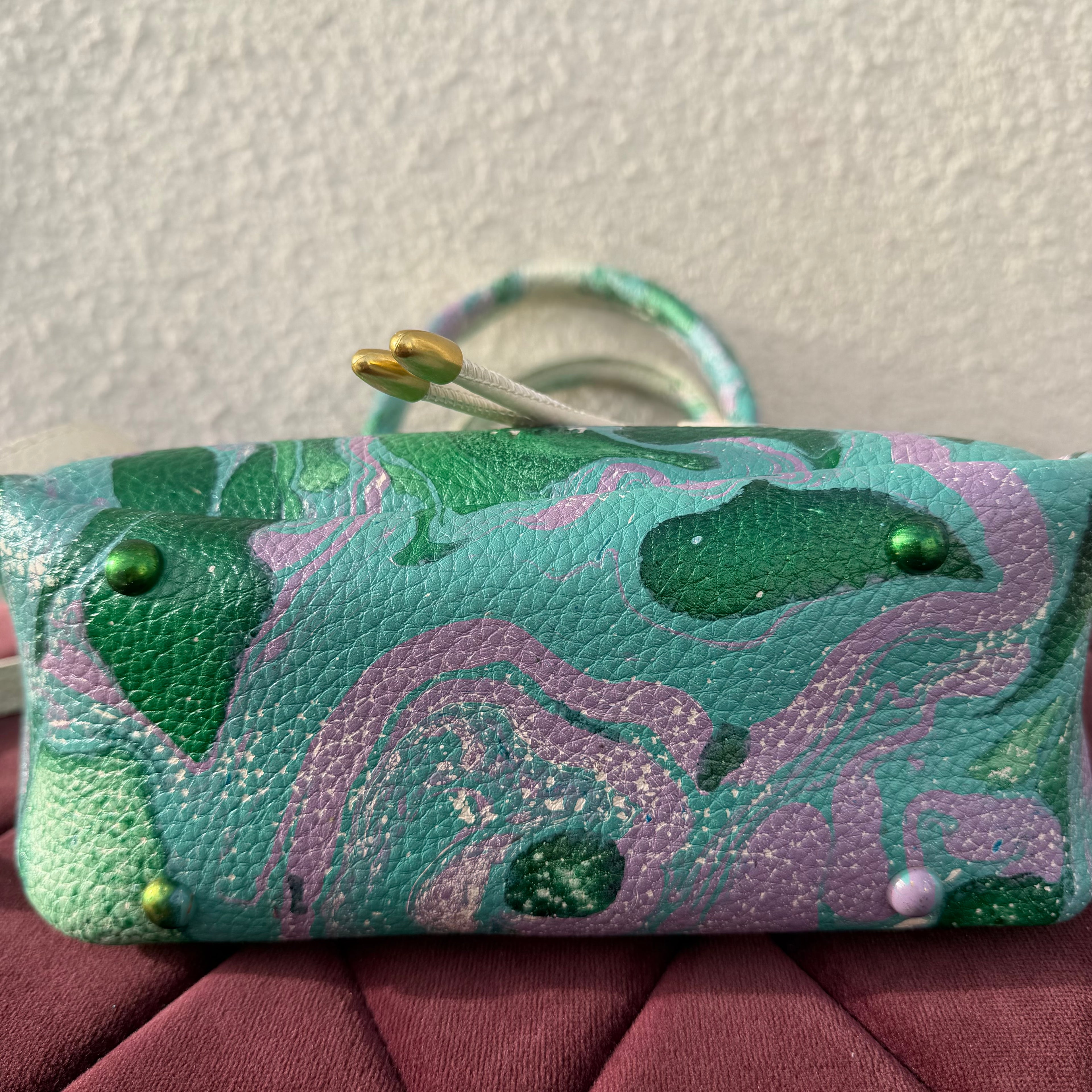 【leather crossbody bag 710】