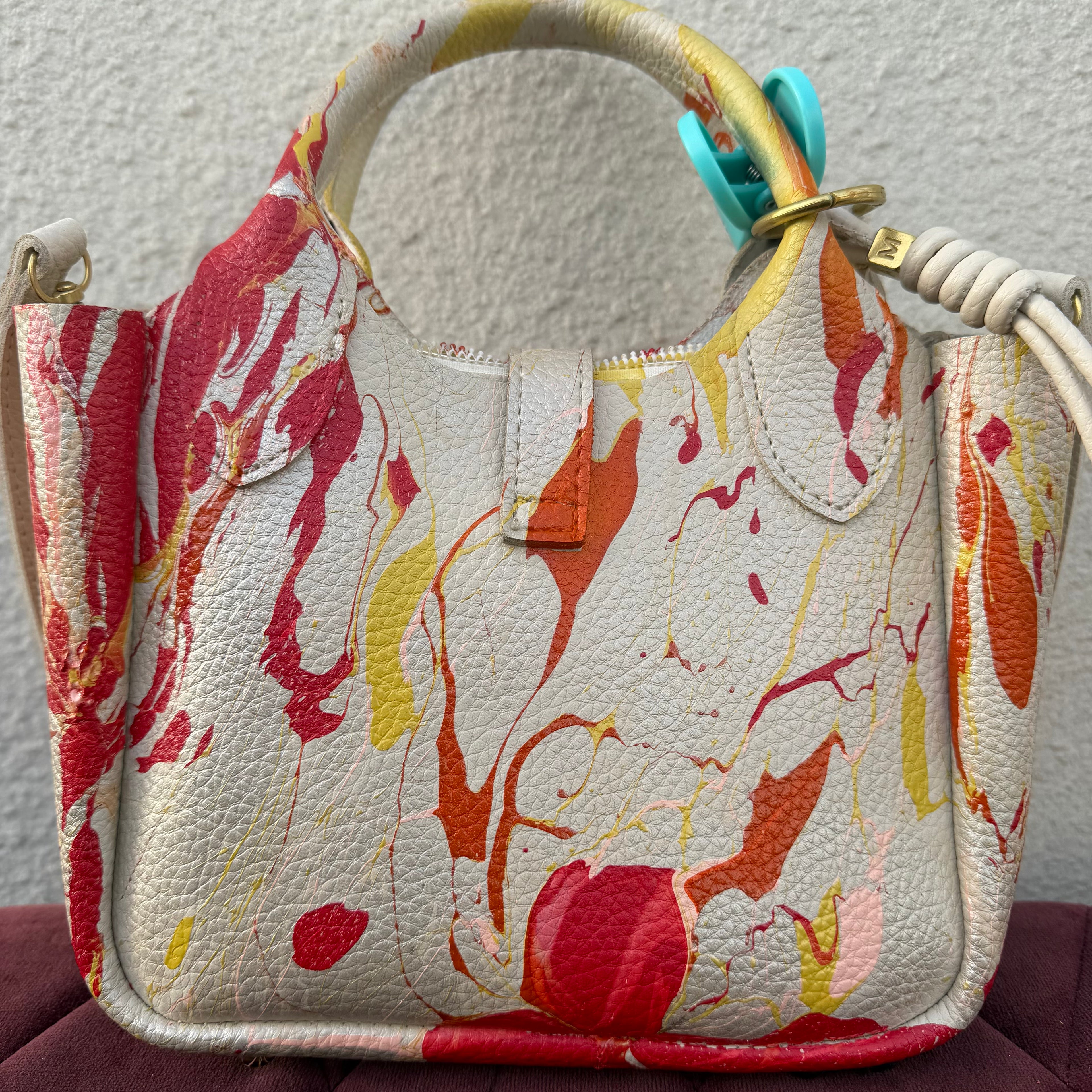 【leather crossbody bag 1368】