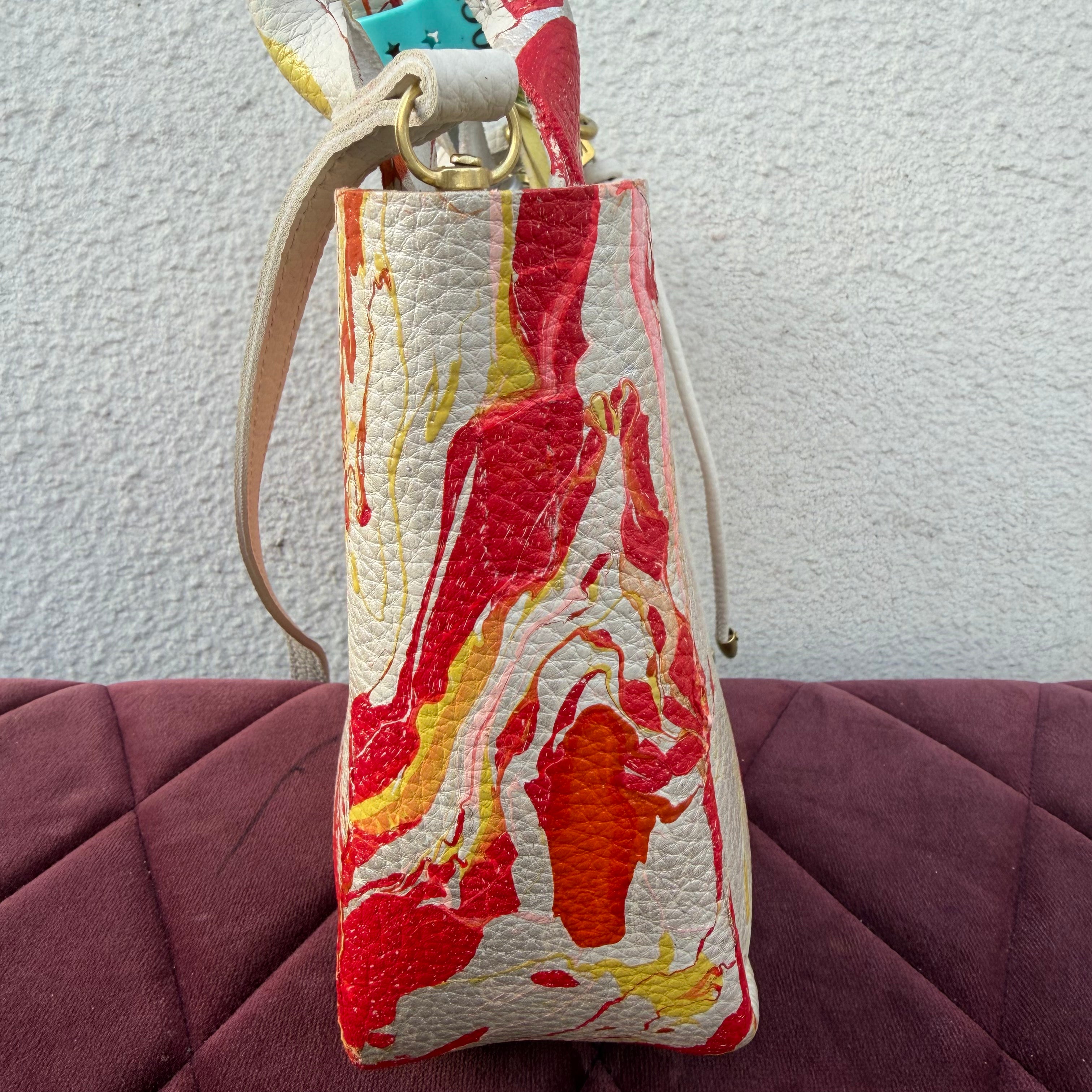 【leather crossbody bag 1368】