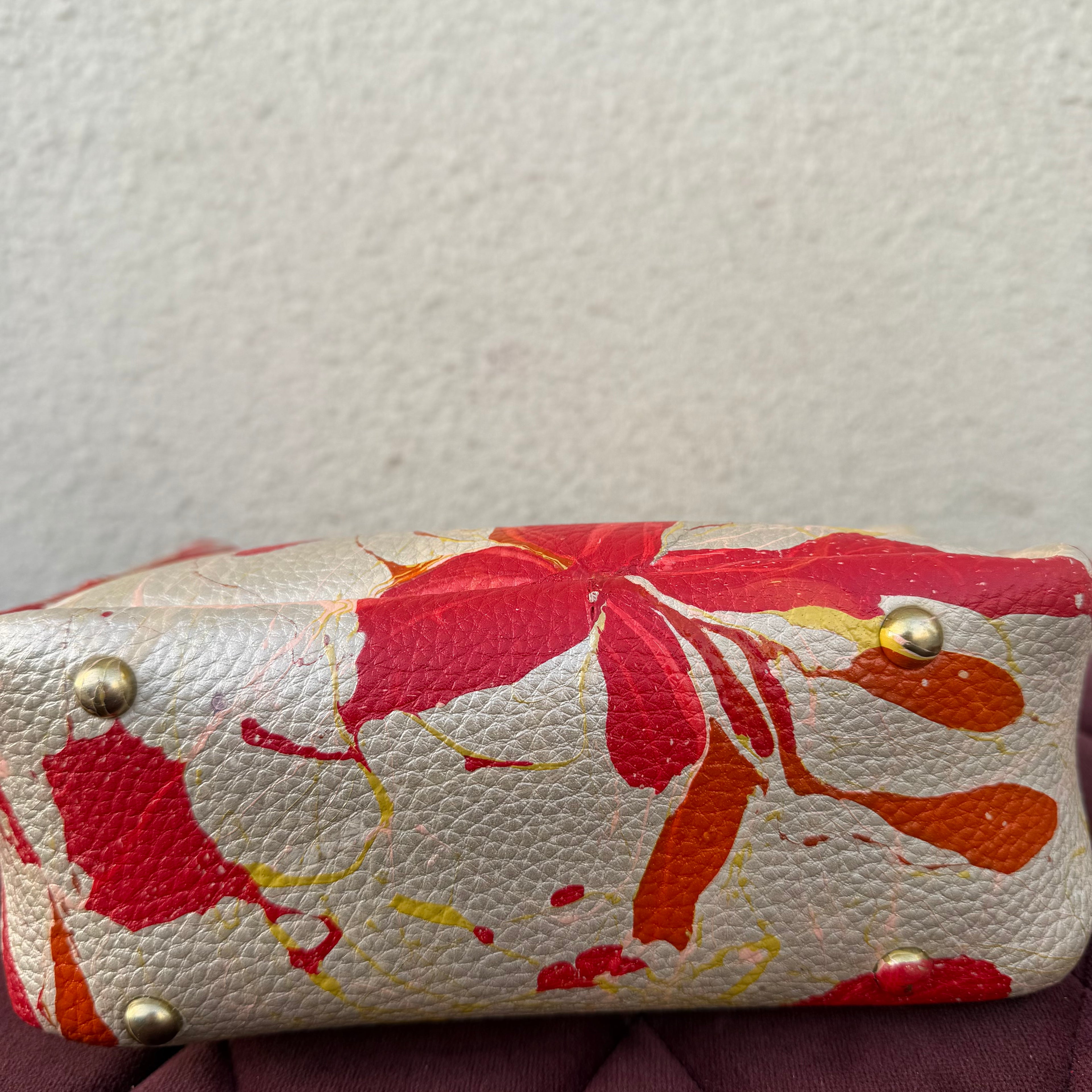 【leather crossbody bag 1368】