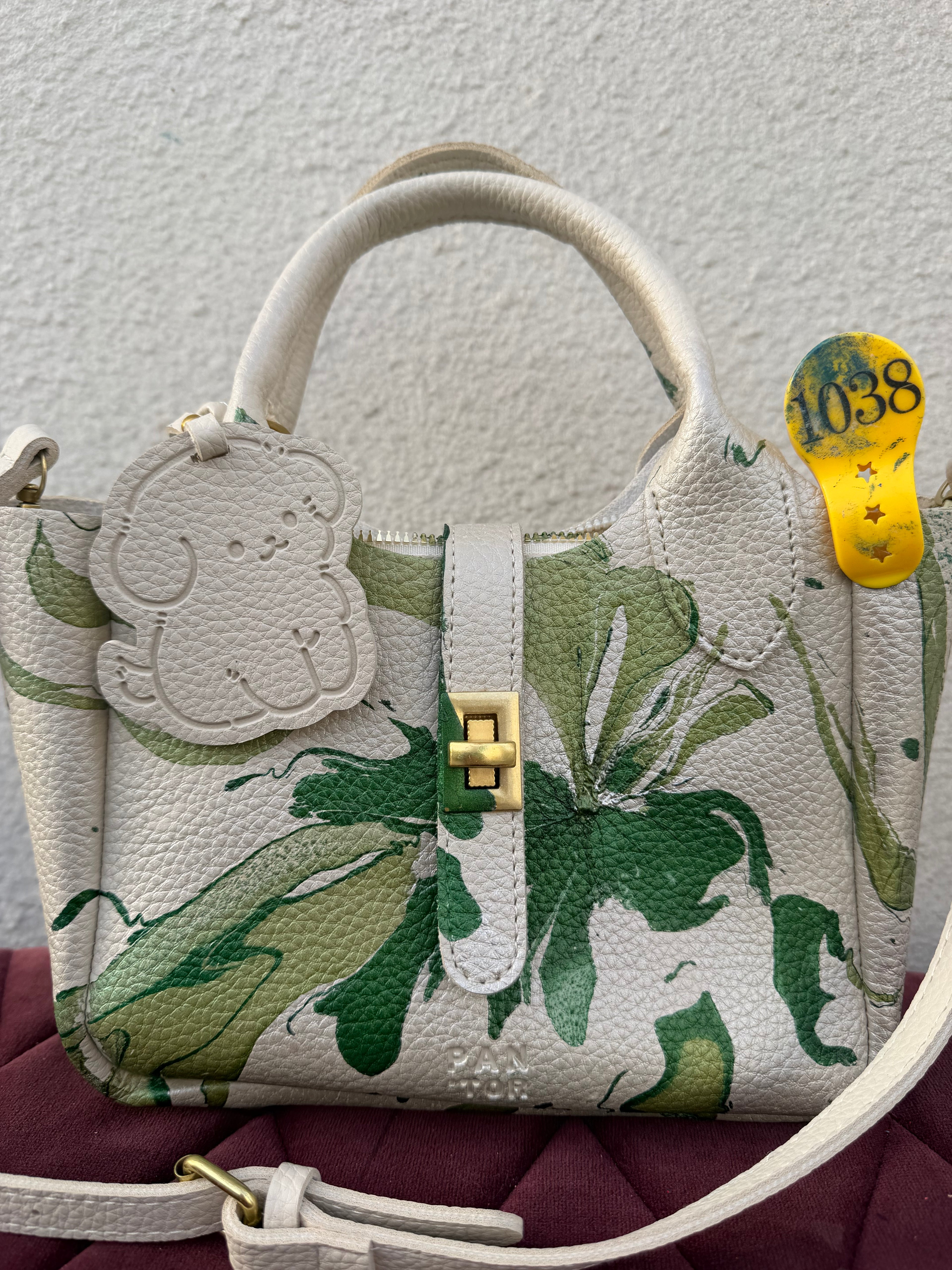 【leather crossbody bag 1038】