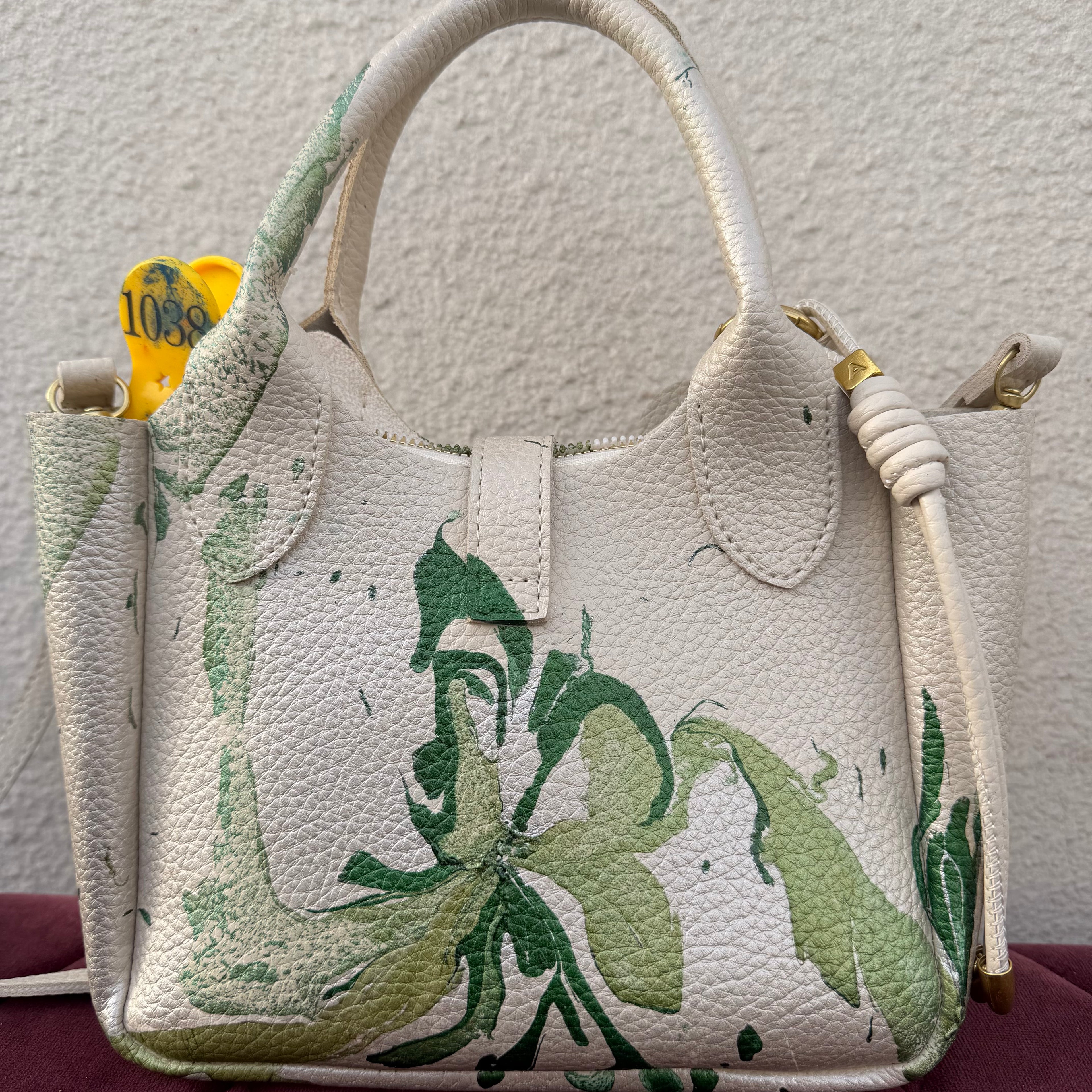 【leather crossbody bag 1038】