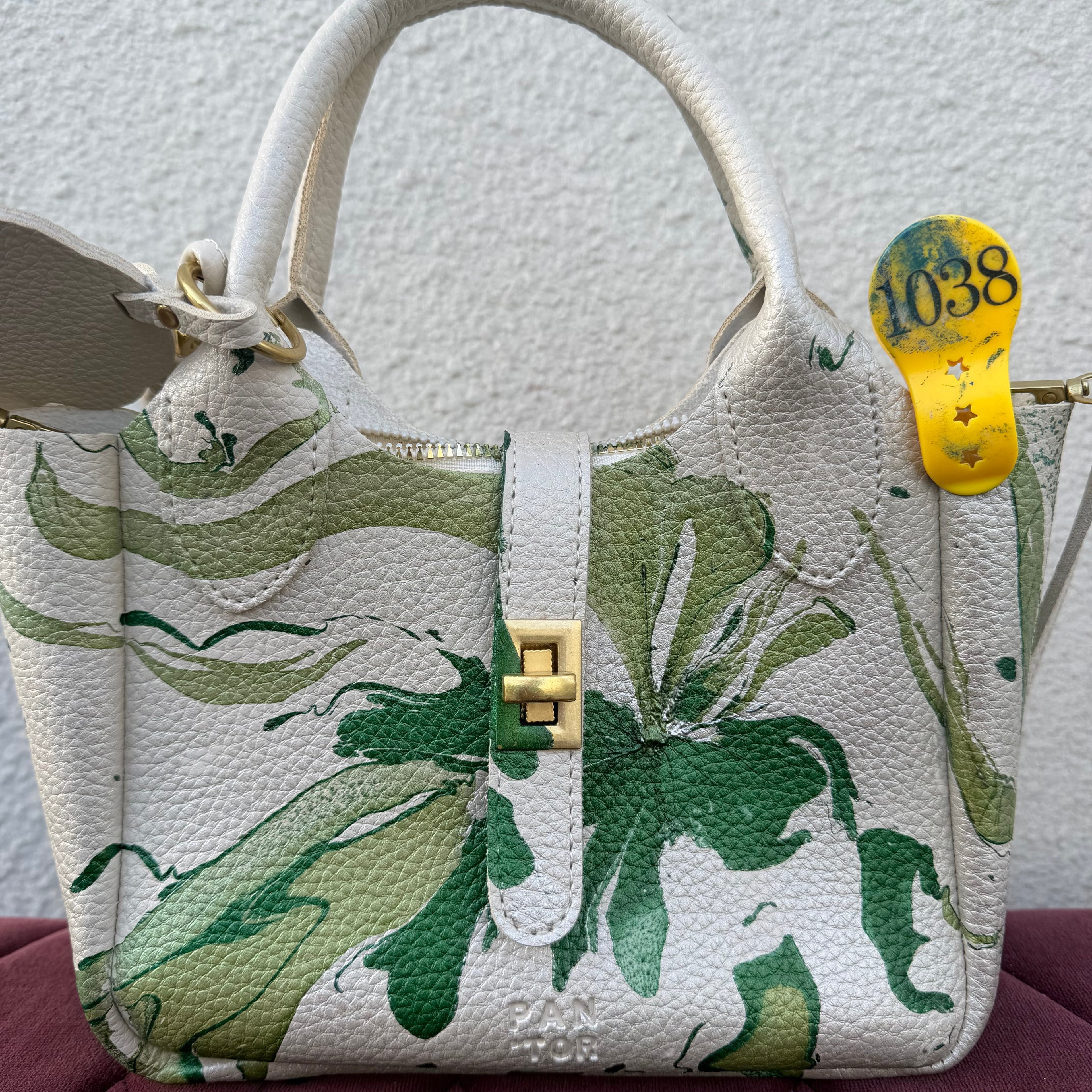 【leather crossbody bag 1038】