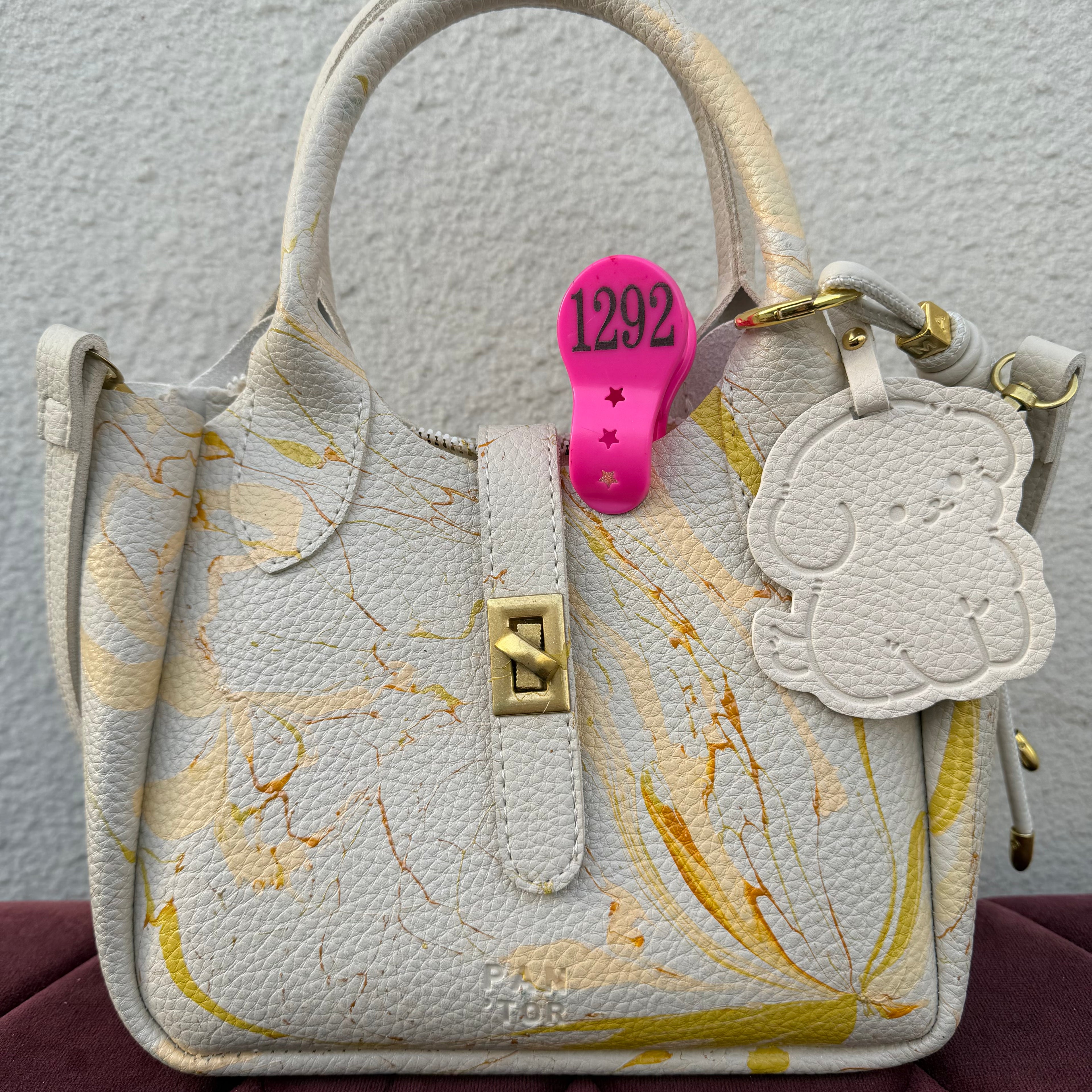 【leather crossbody bag 1292】