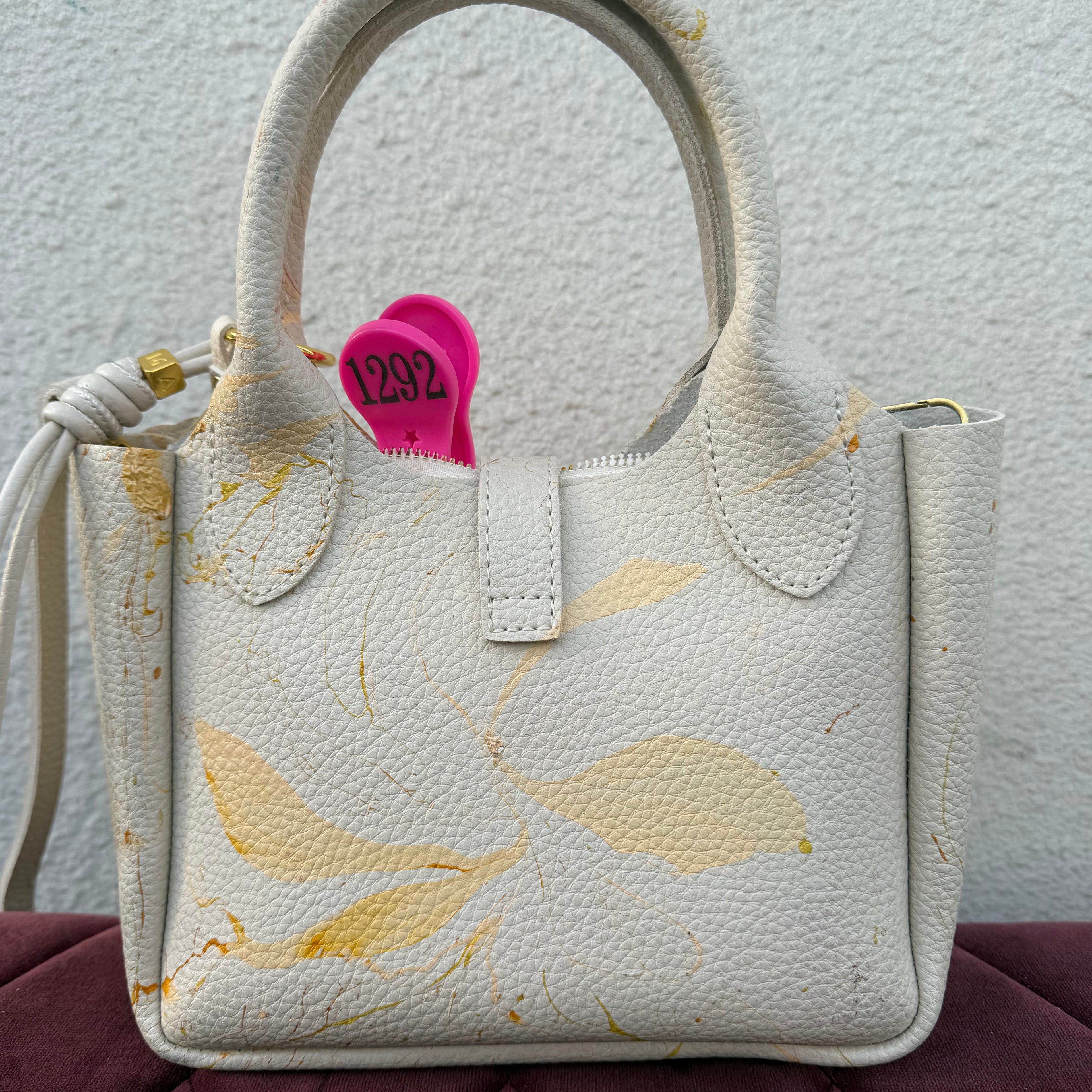 【leather crossbody bag 1292】