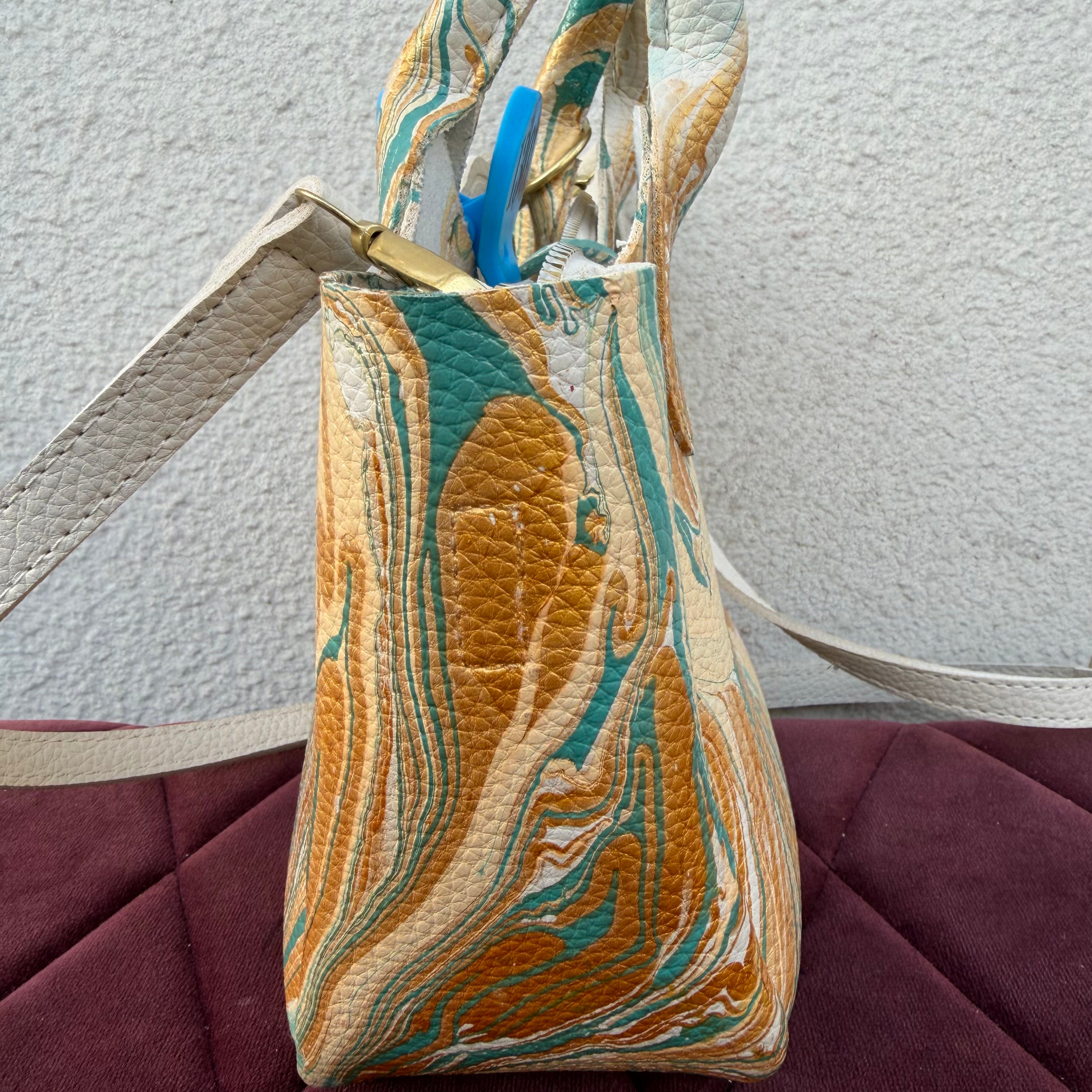 【leather crossbody bag 1301】