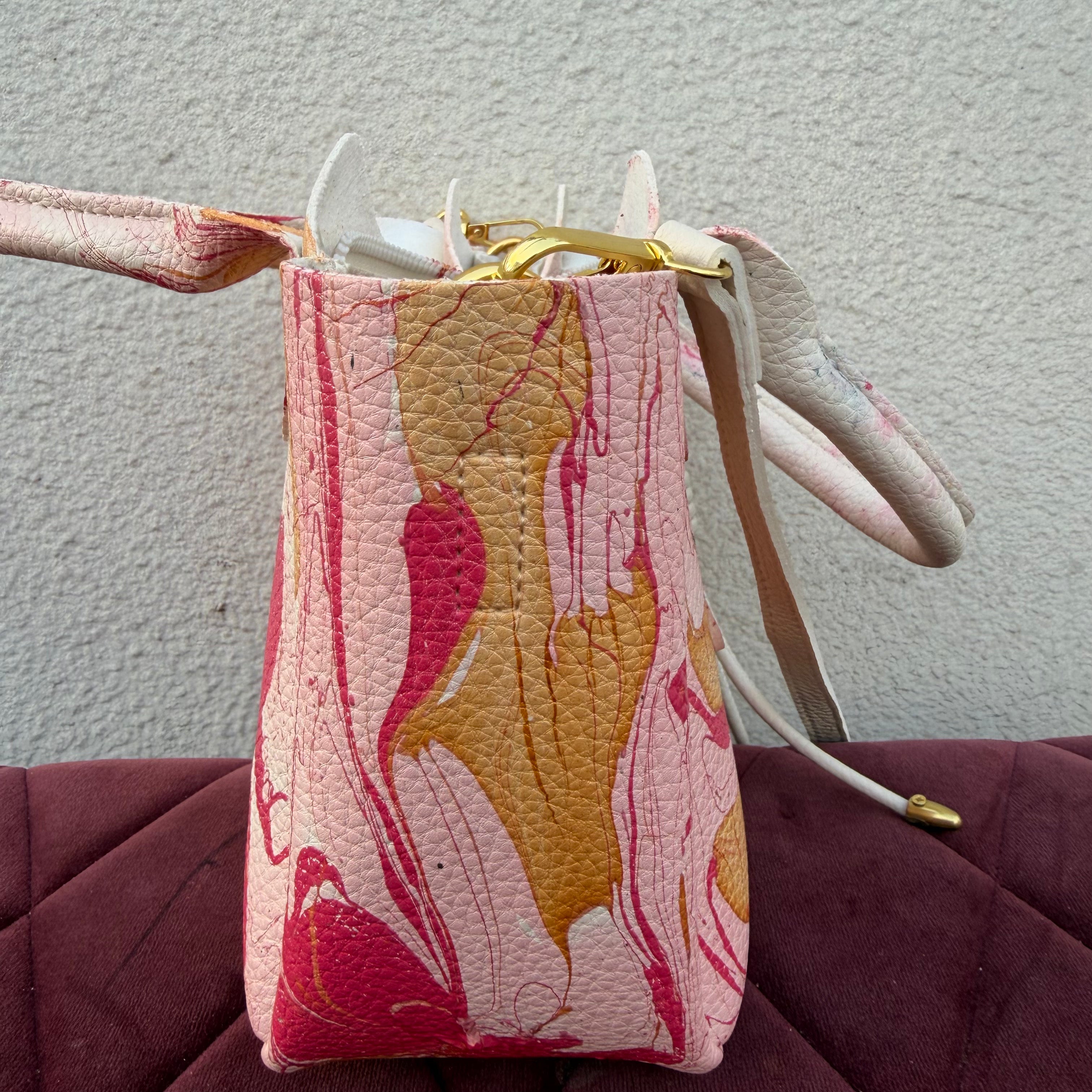 【leather crossbody bag 606】